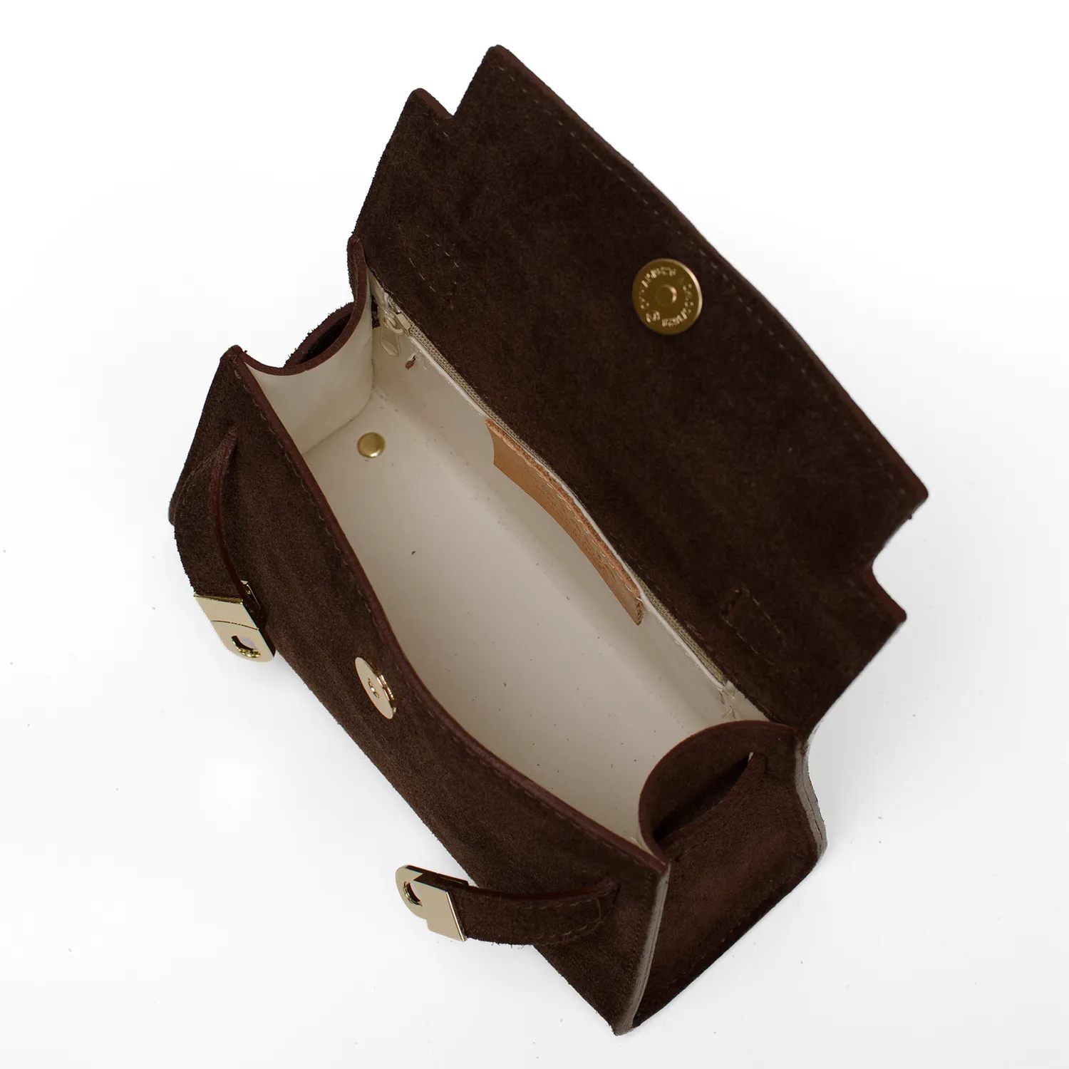 Latalia Trento veske chocolate semsket skinn
