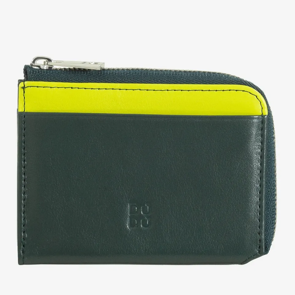 DuDubags Petrol lommebok mangrove skinn RFID