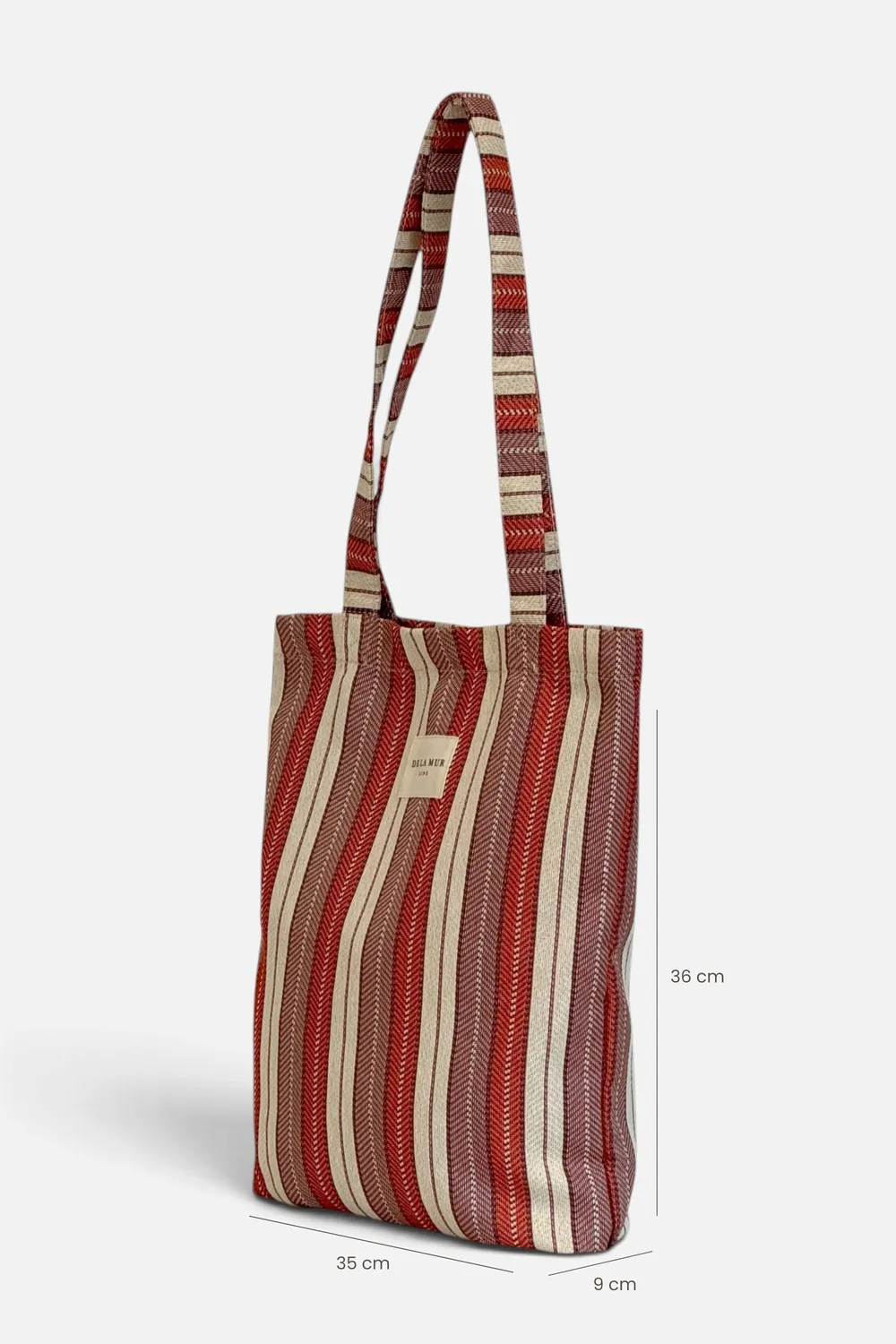 De La Mur Make totebag stripet liten