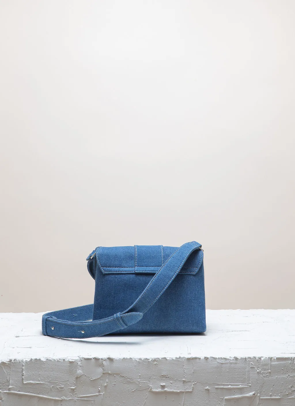 Calajade Nami Mini skulderveske blue jeans denim