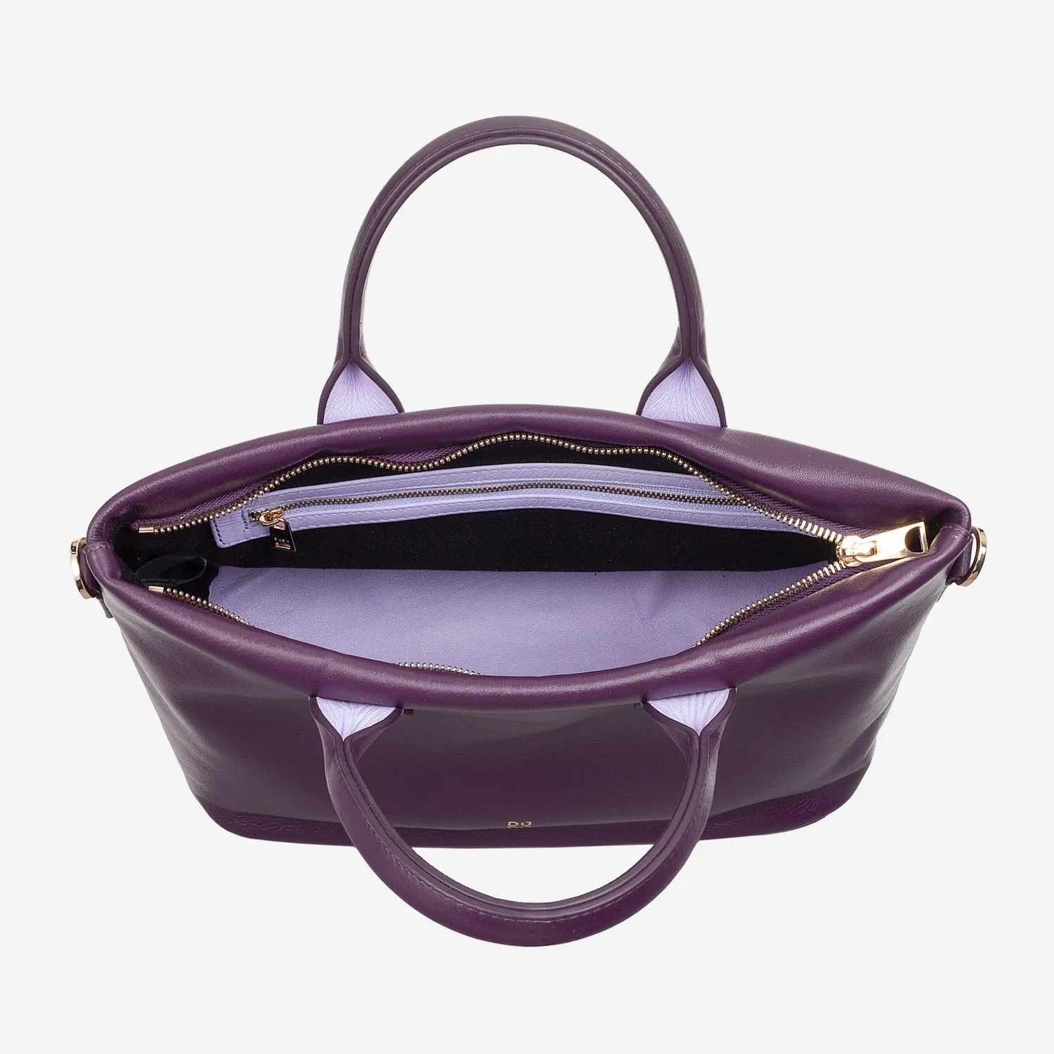 DuDubags Jaqueline håndveske skinn navy