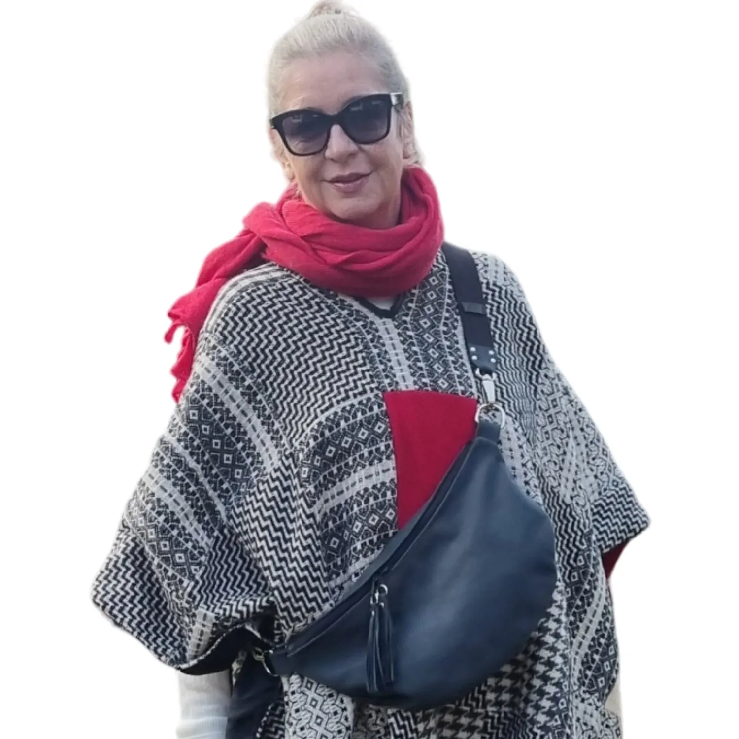 Julia Stray bumbag mørk brun skinn messing