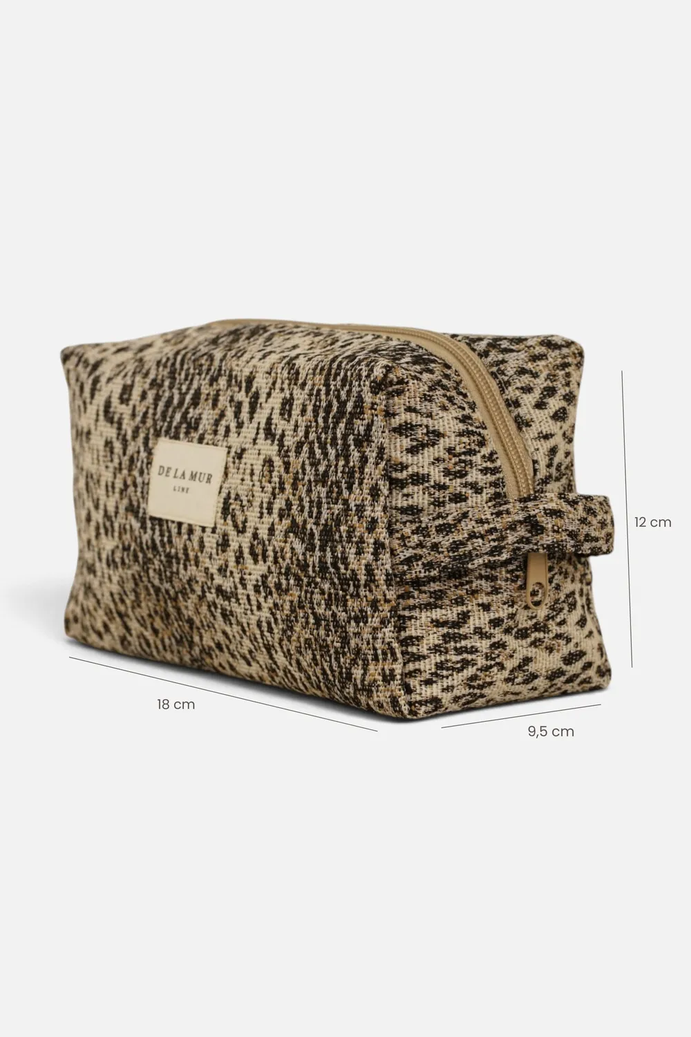 De La Mur Leo medium toalettmappe leopard