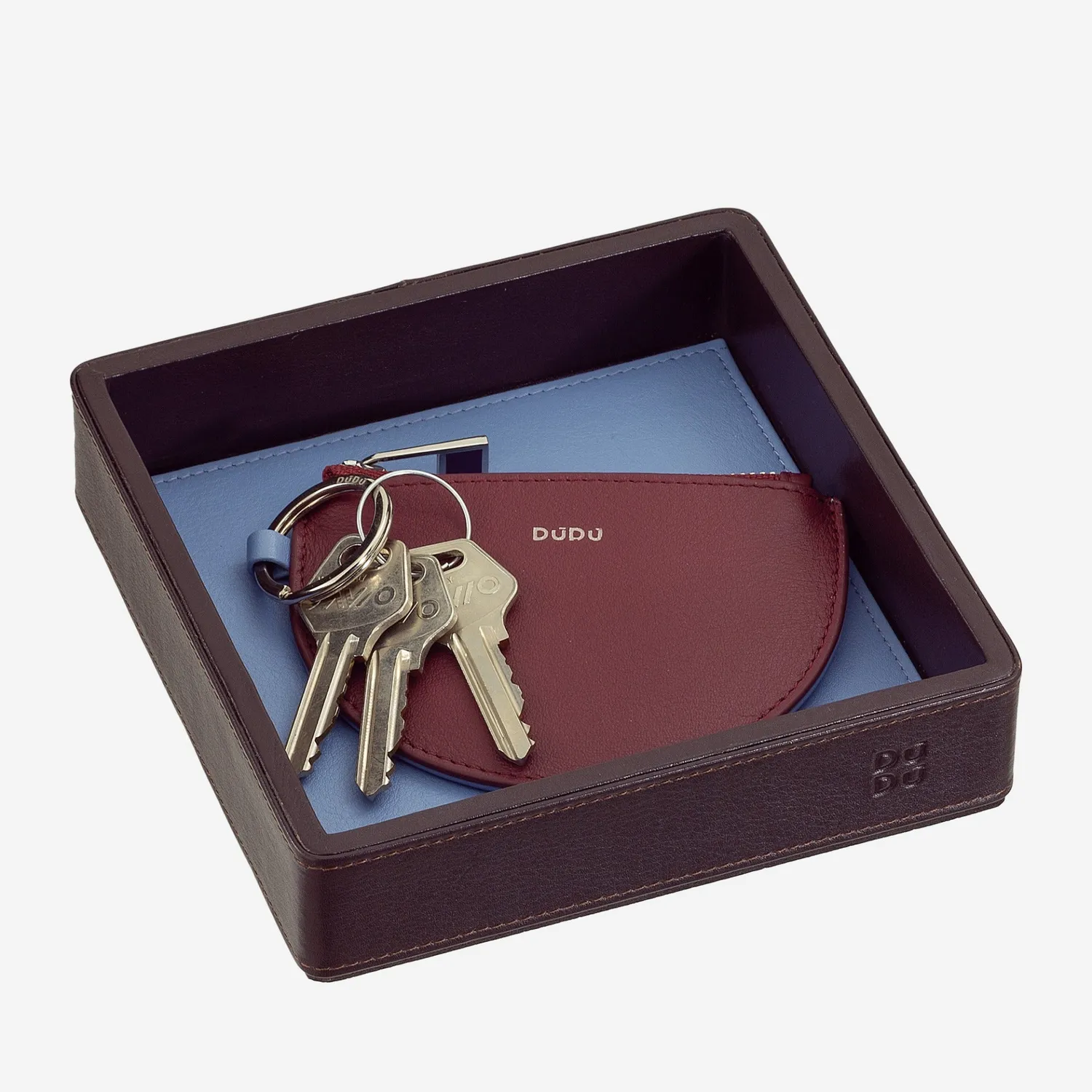 DuDubags Mini Valet Tray oppbevaringsbrett multicolour skinn