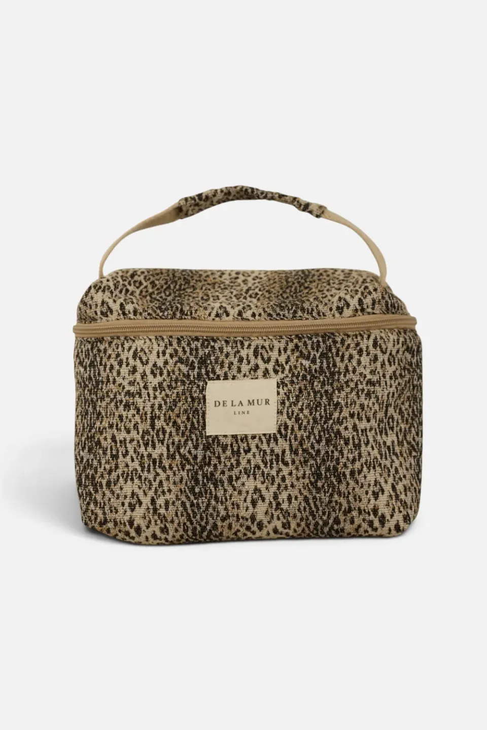 De La Mur Grande Cuadrado Leo toalettmappe leopard 24x22x13