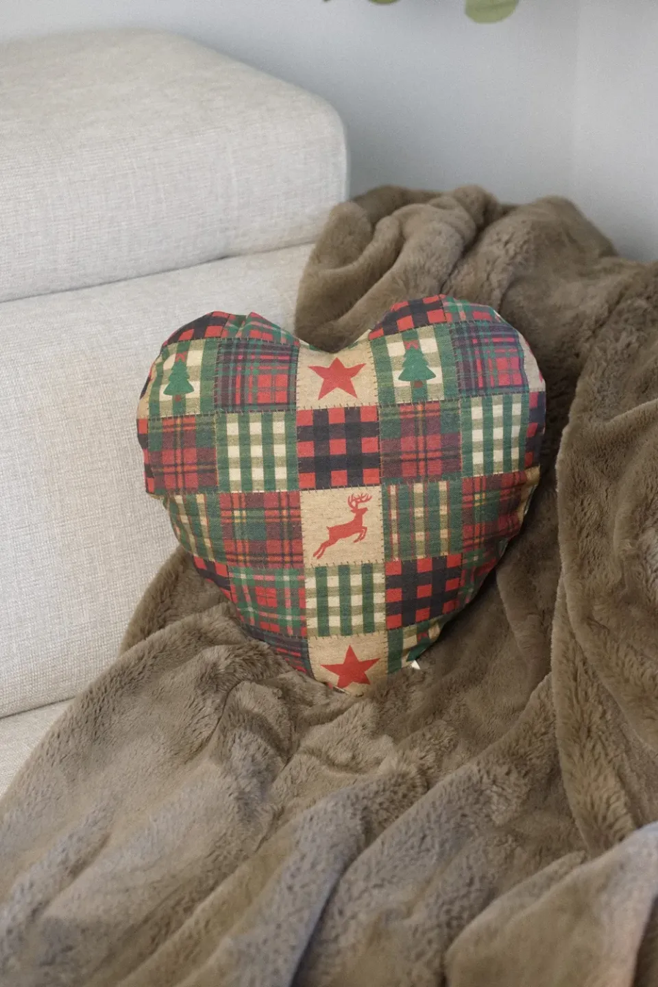 De La Mur Patch Corazón hjertepute 33 cm jul