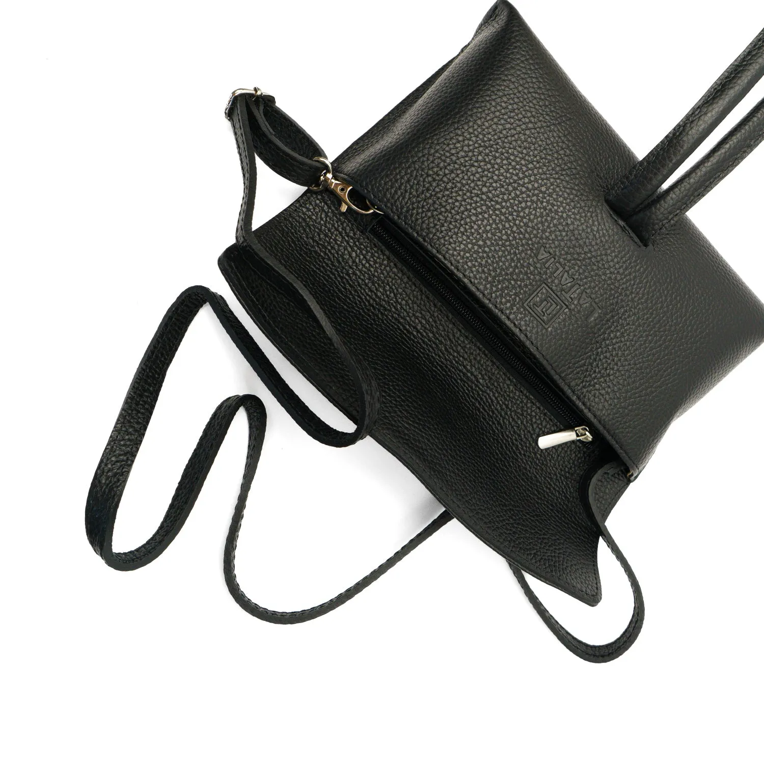 Latalia Barletta skinnveske svart clutch fest