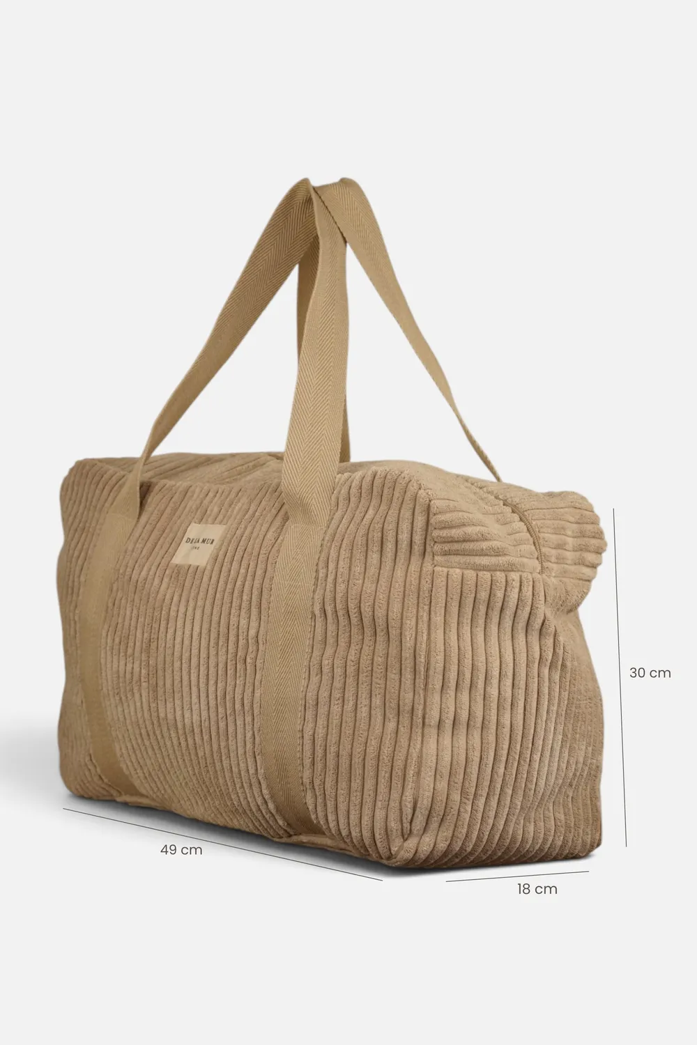 De La Mur Sport Moka sportsbag 49 cm kordfløyel