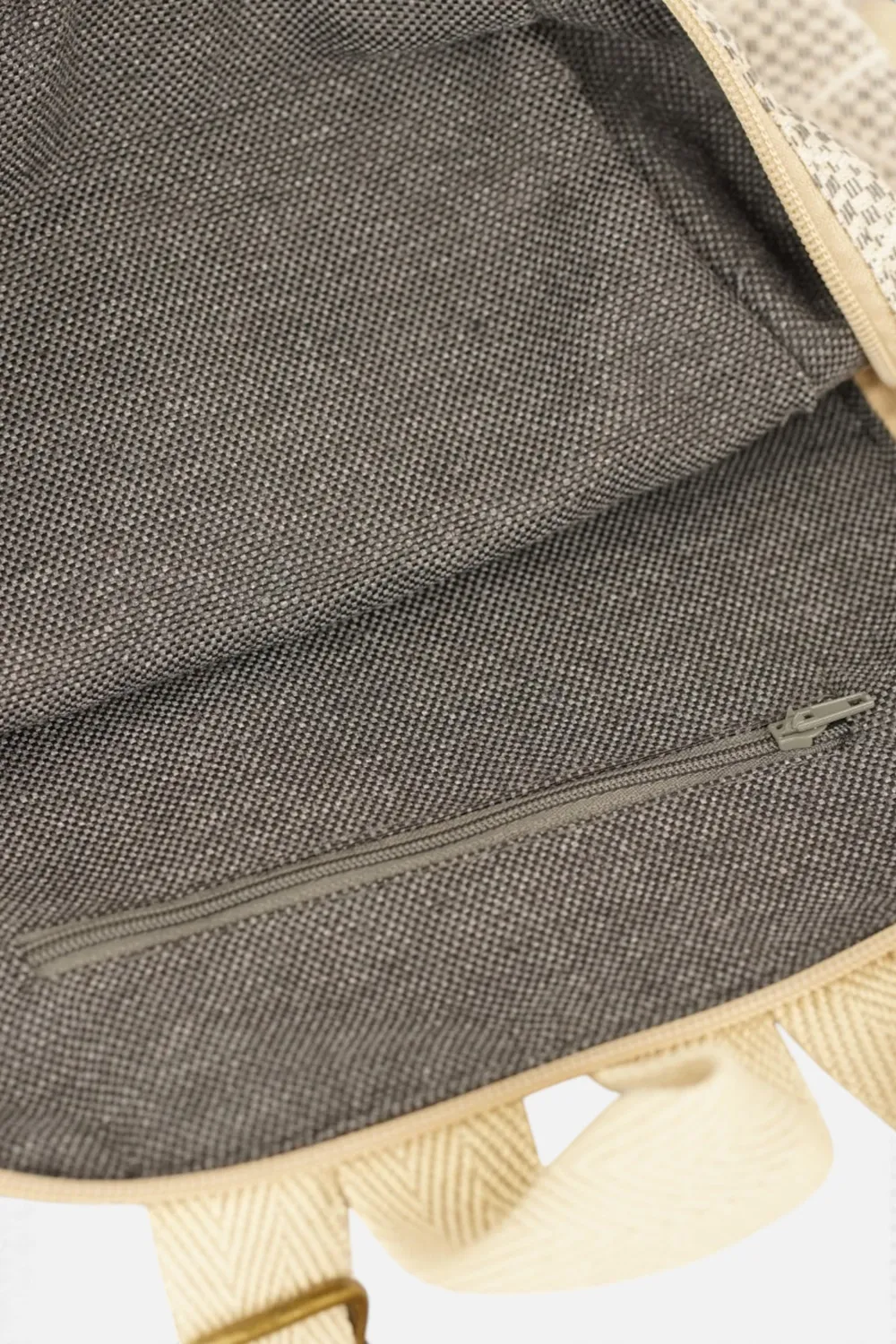 De La Mur Pant ryggsekk 28x31 grå beige
