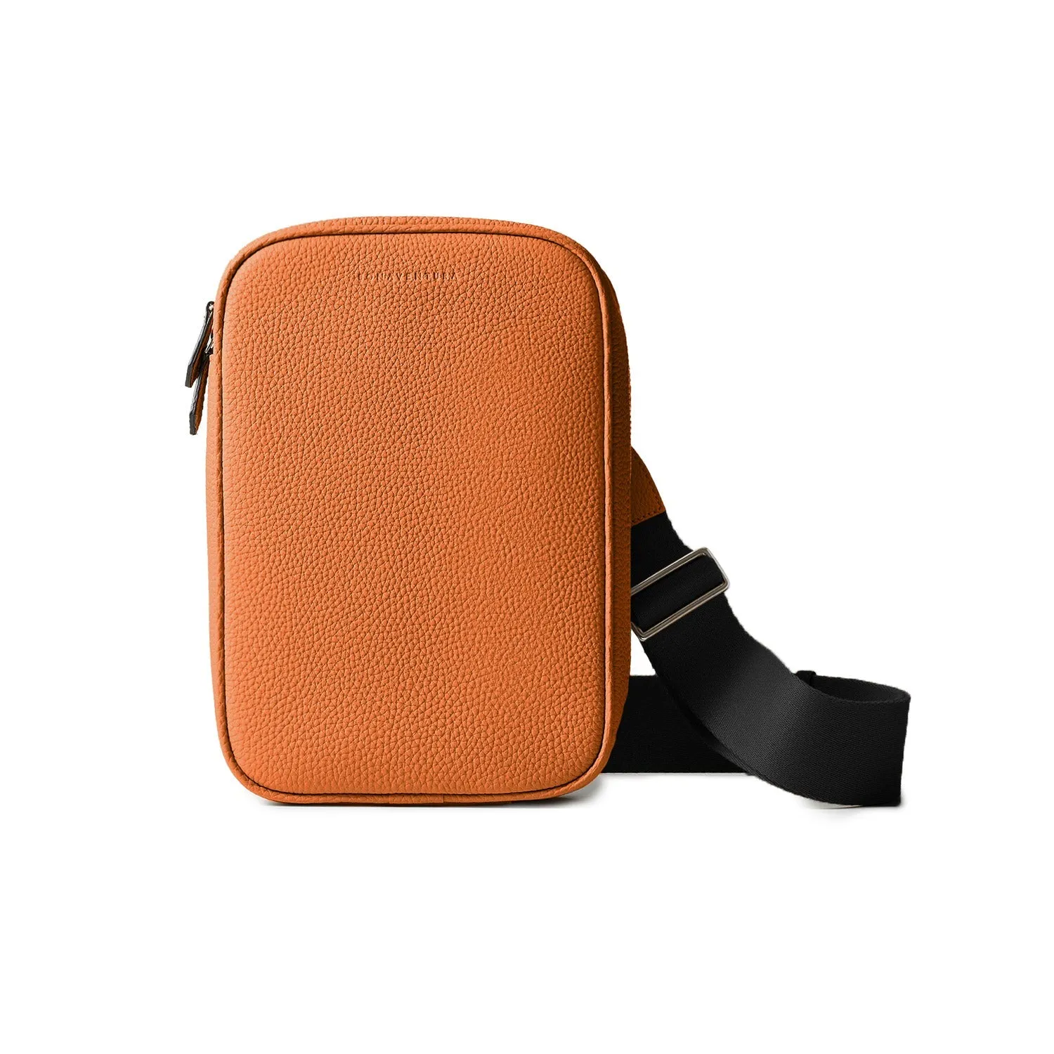Bonaventura Paolo crossbody veske etoupe skinn