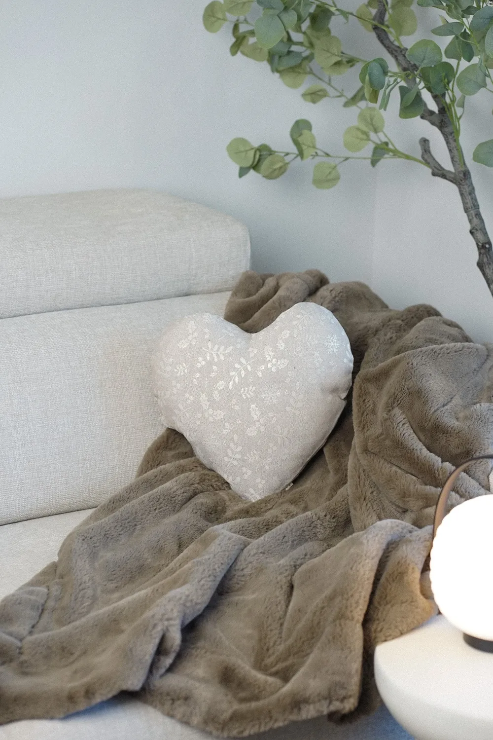 De La Mur Buxo hjertepute blomstret 33 cm