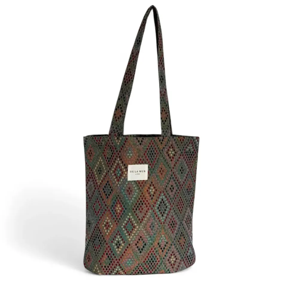 De La Mur Canela liten totebag 34x37 jacquard