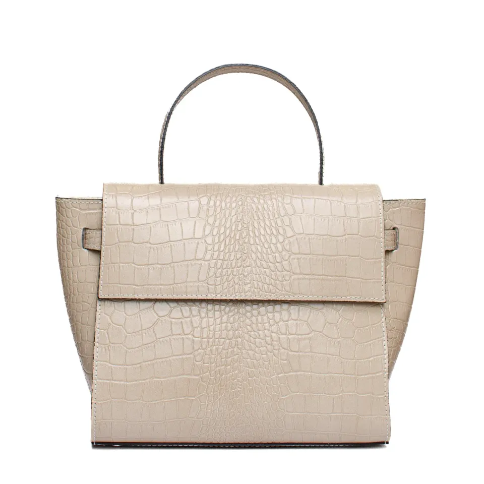 Latalia Arezzo veske croco beige skinn