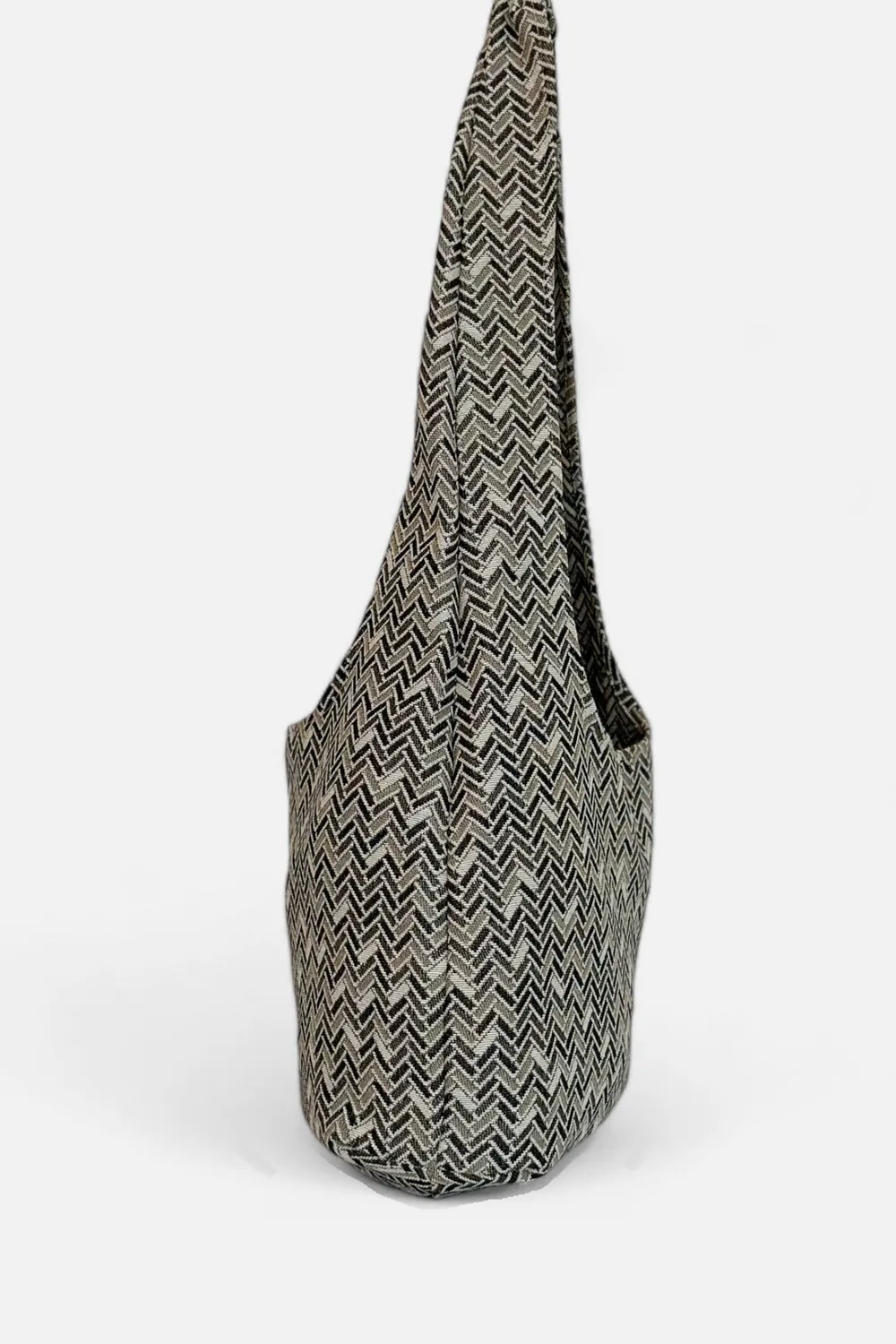 De La Mur Bure oval shopper brun geometrisk