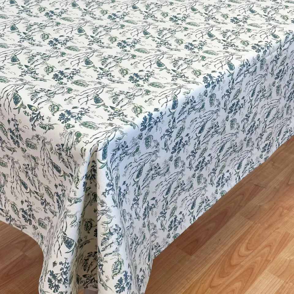 De La Mur Tuga Mantel duk 150x150 blå fisk