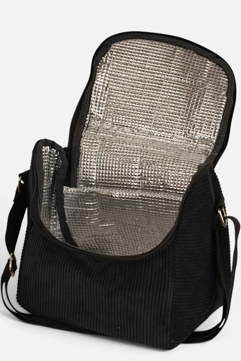 De La Mur Lunch Nit matbag svart 25x26
