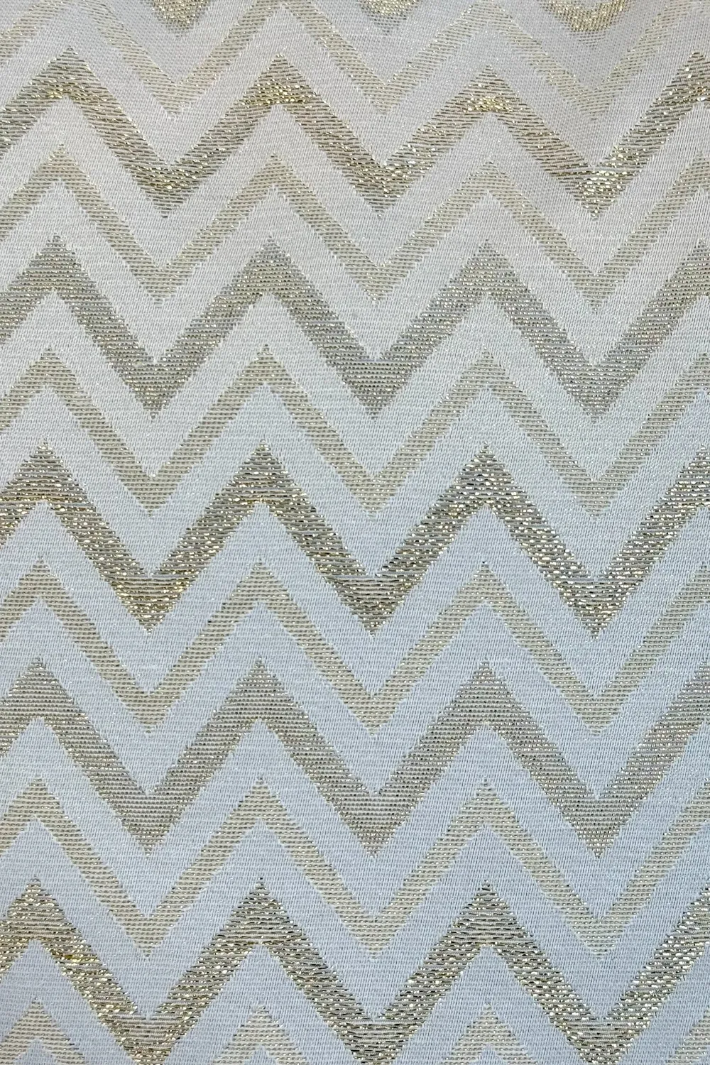 De La Mur Astro brilleetui 18 cm beige sikksakkmønster