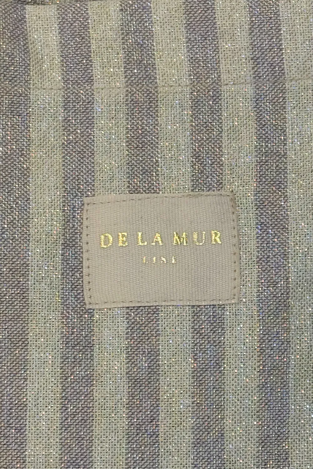 De La Mur Lulil shopper stor glidelås – lilla lurex