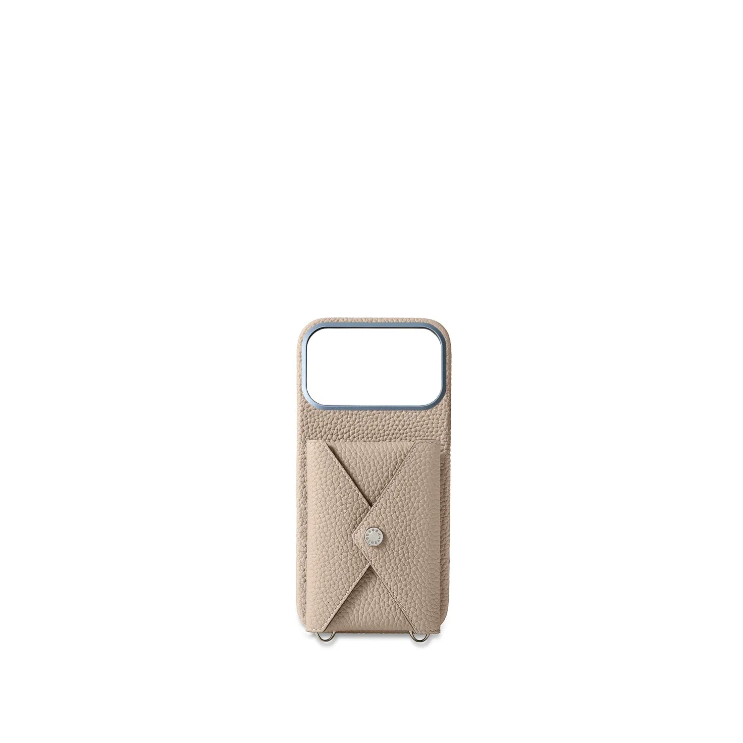 Bonaventura iPhone 17 Pro Max deksel krympeskinn etoupe