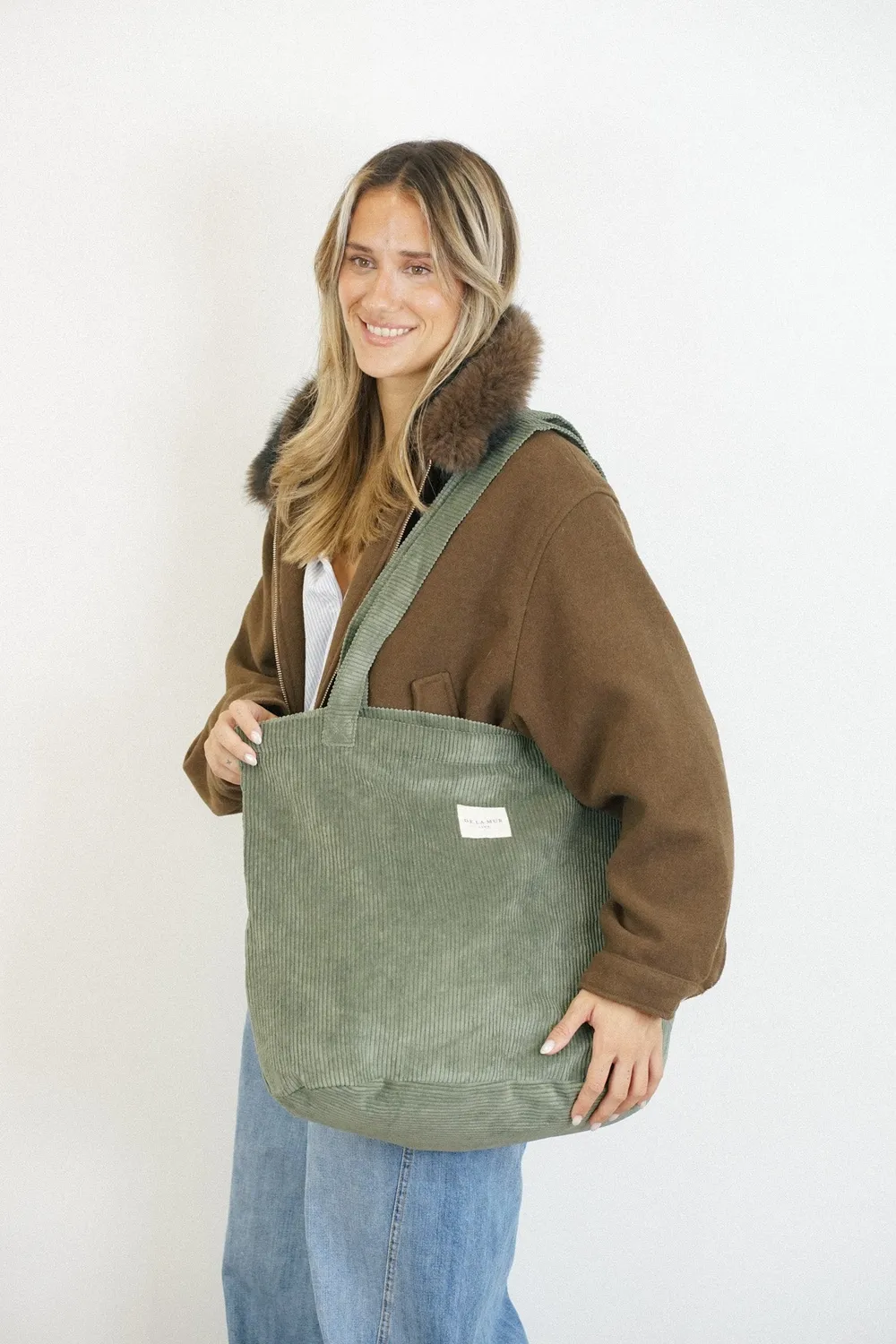 De La Mur Tree shopper stor mørkegrønn