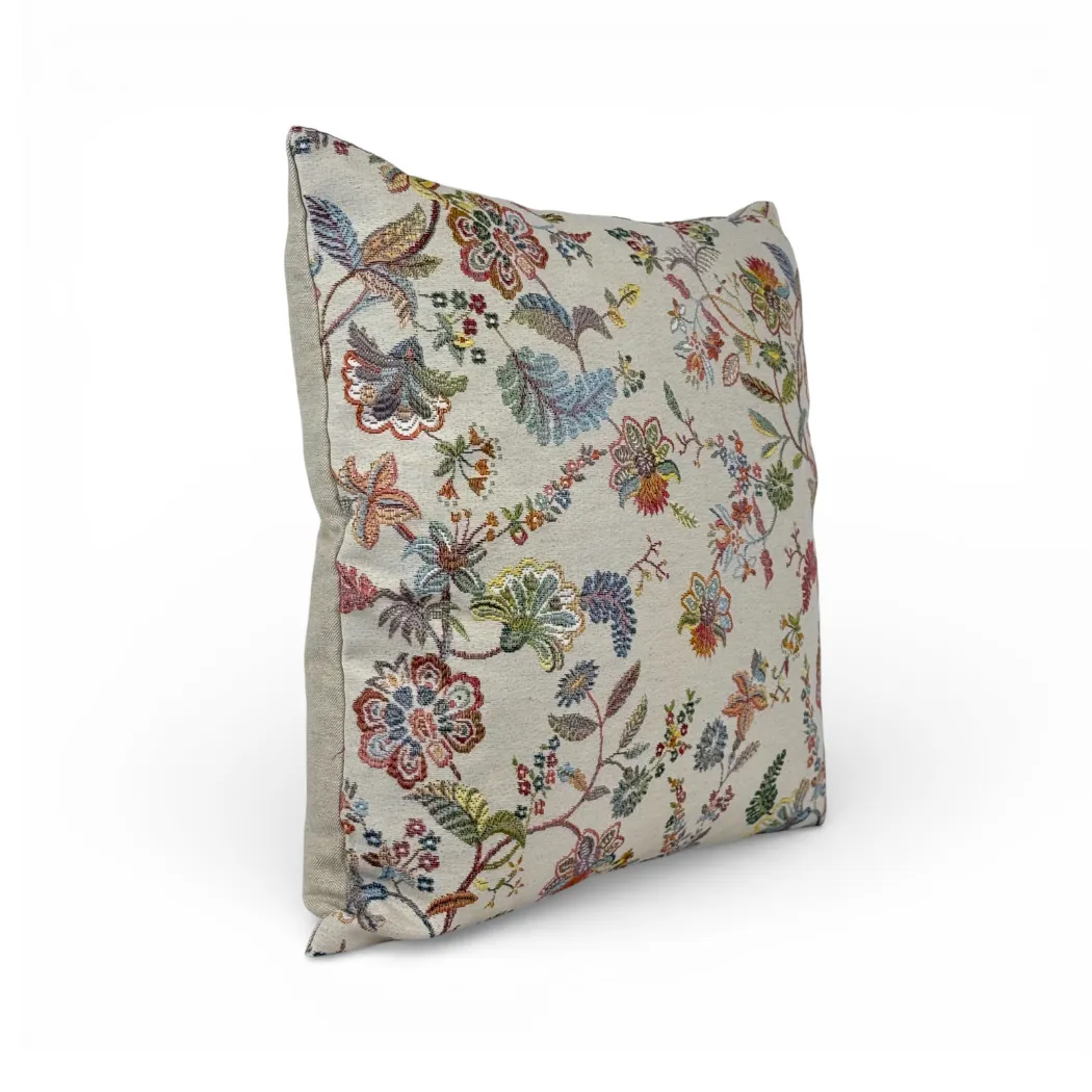 De La Mur Carmel putetrekk 50x50 blomstret