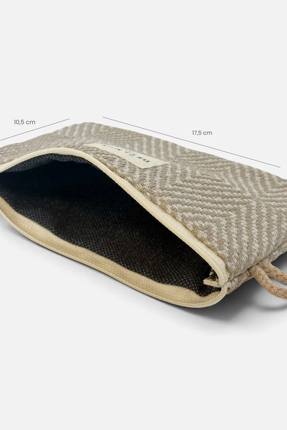 De La Mur Arena Mini toalettmappe beige 17 cm
