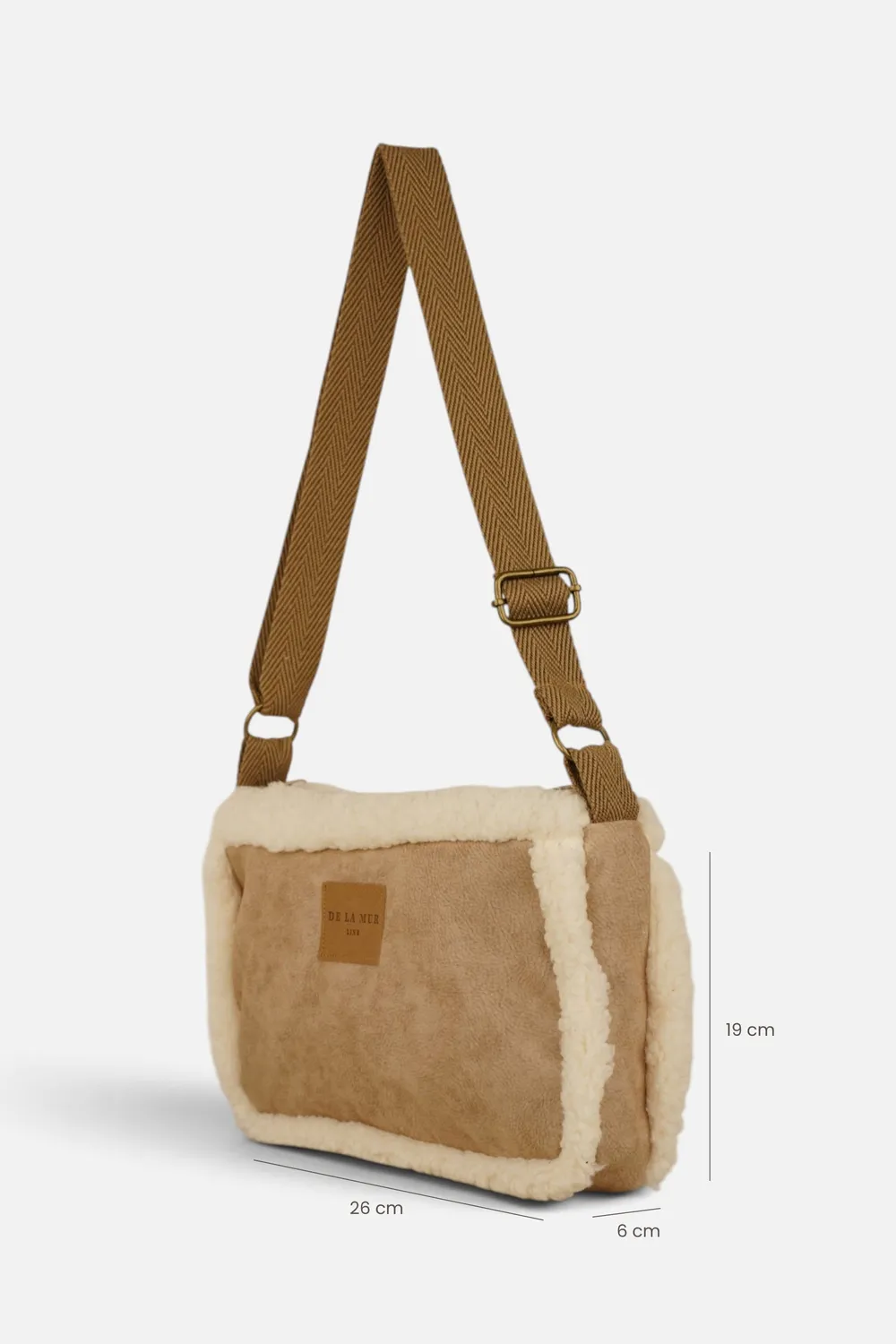 De La Mur Cipria skulderveske liten teddy camel