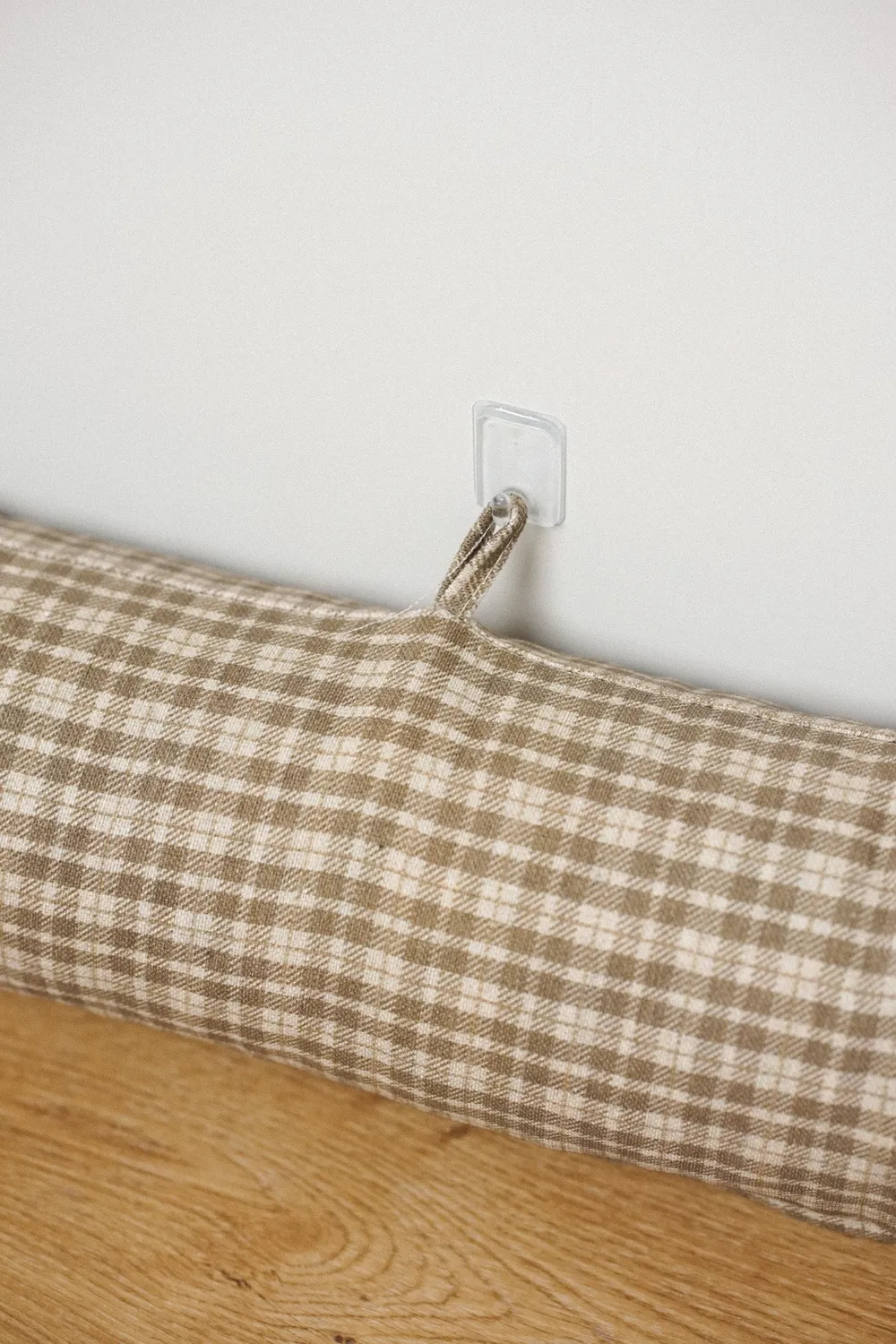De La Mur Cast trekkstopper 86 cm rutet beige
