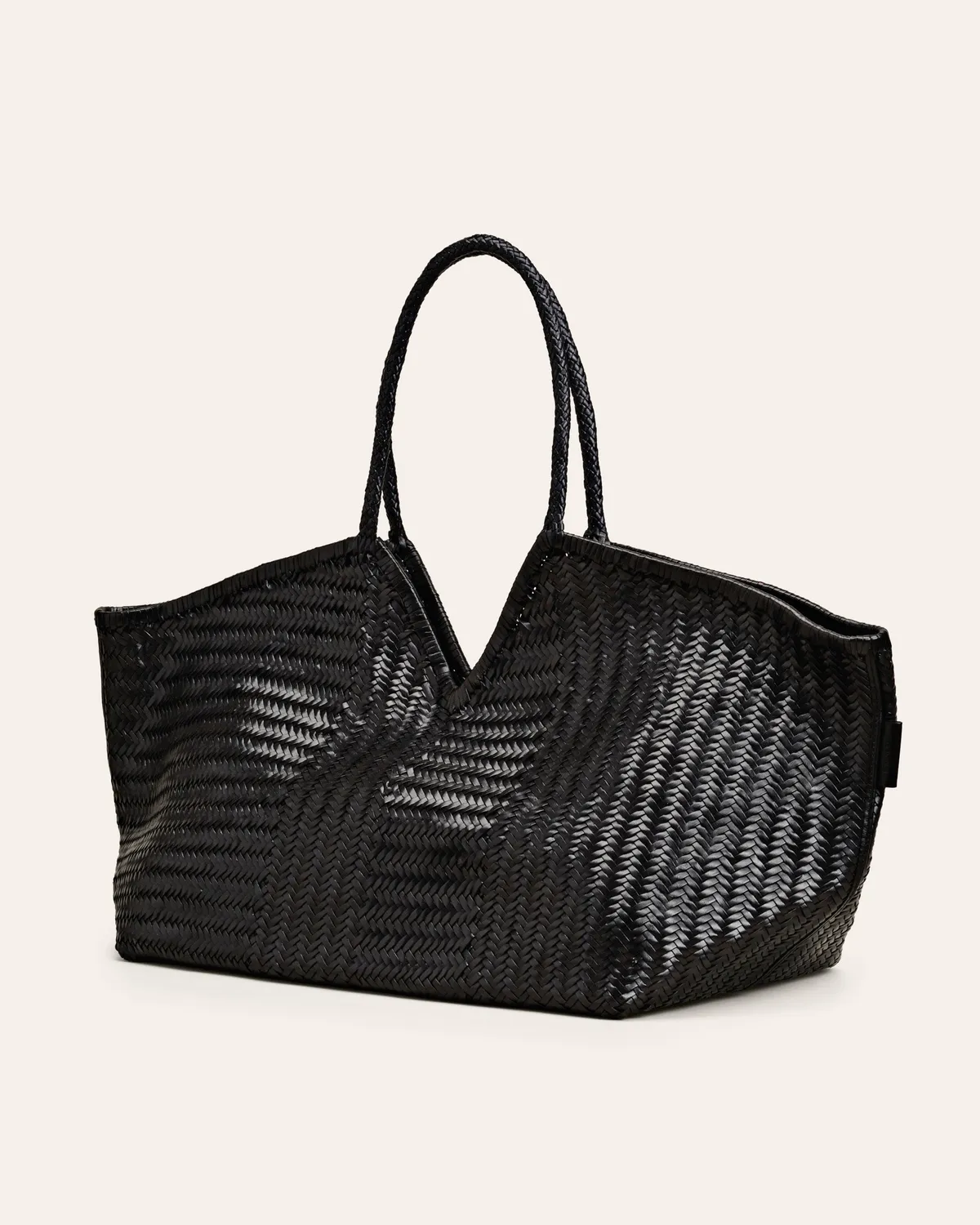 Cala Jade Humi XL tote svart bøffelskinn