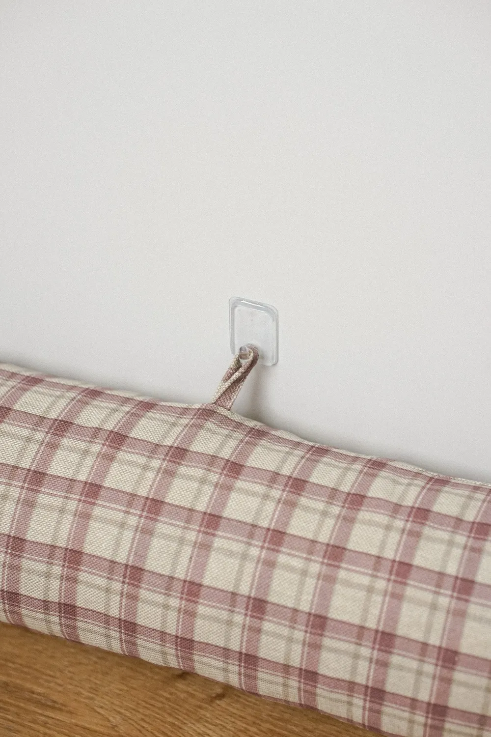 De La Mur Libe dørpølse 86x13 rutete rosa