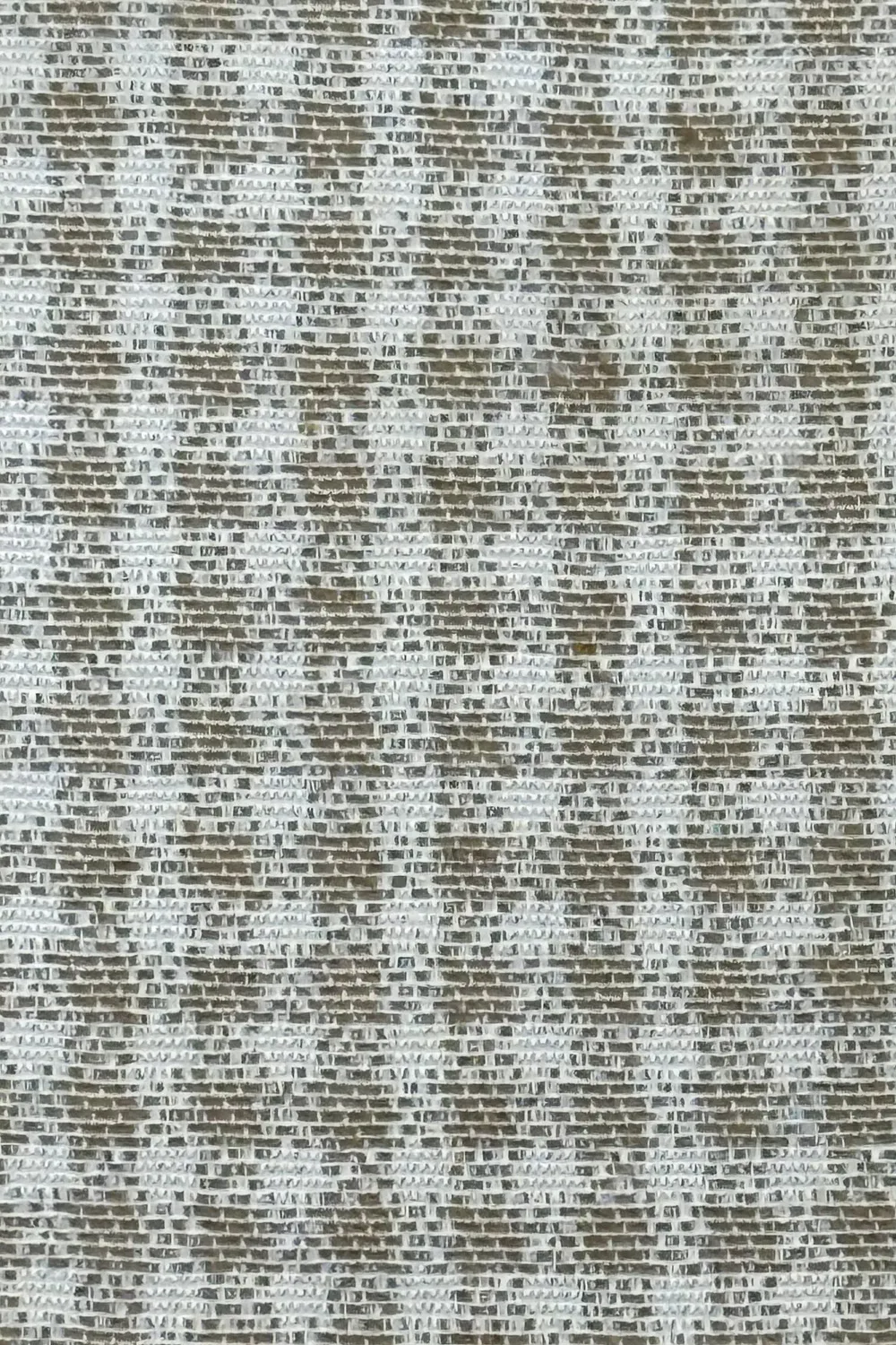 De La Mur Vison veske beige rutet 30x17 cm