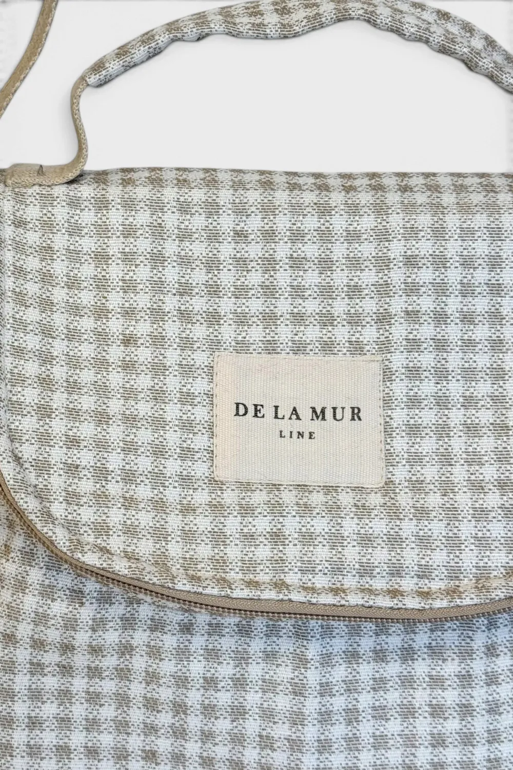 De La Mur Lunch Vison kjølebag 26 cm beige rutet
