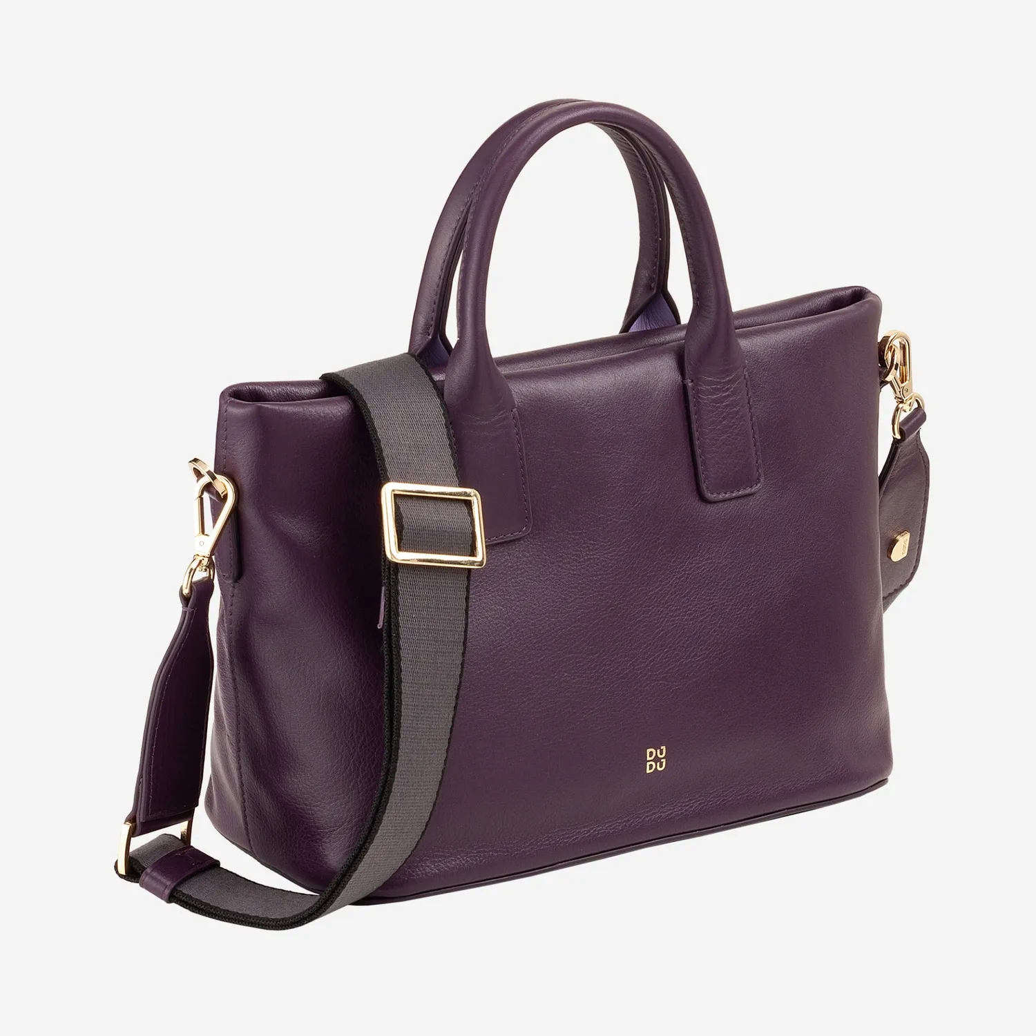 DuDubags Jaqueline håndveske skinn navy
