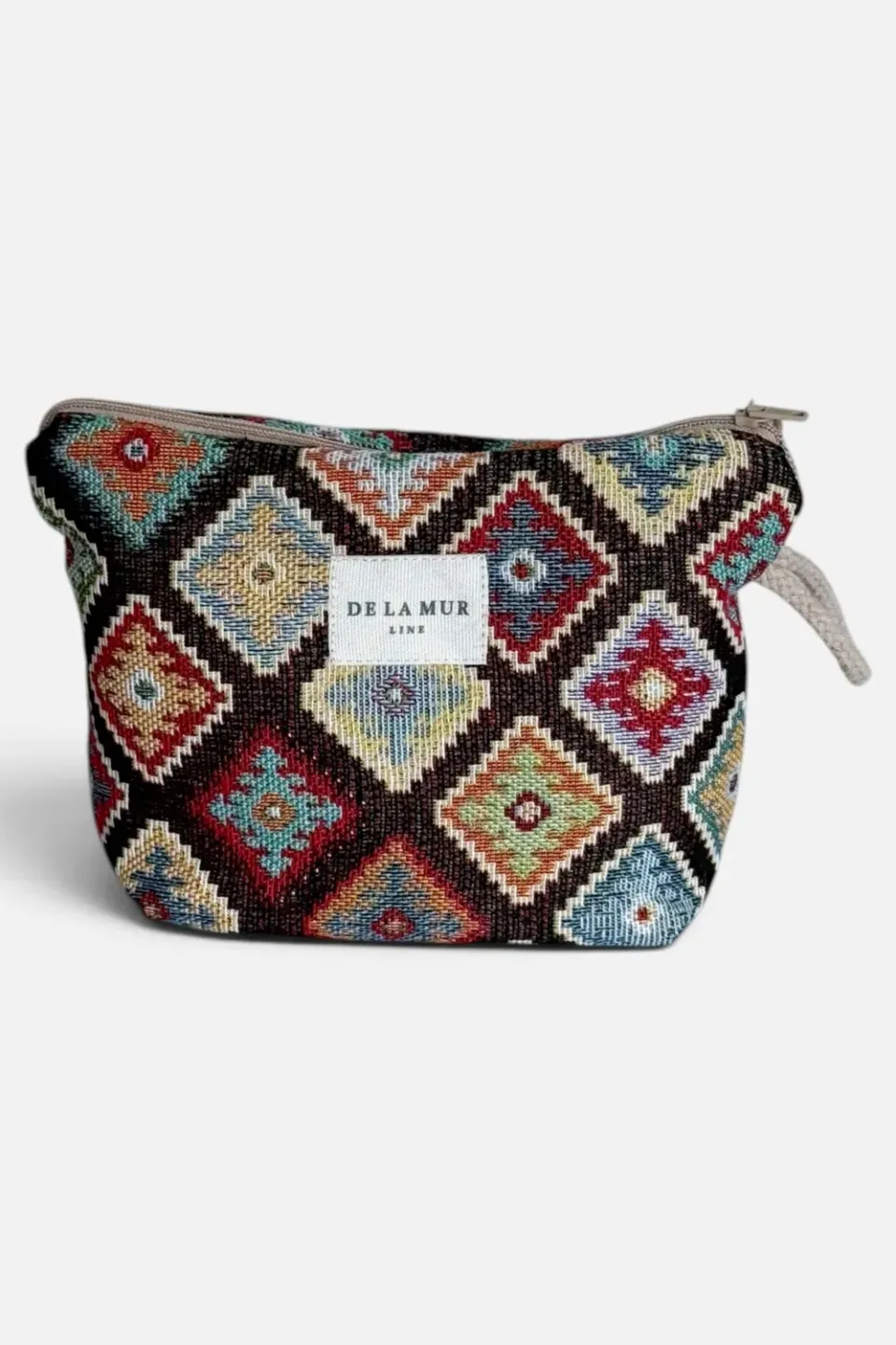 De La Mur Join toalettmappe liten flerfarget jacquard