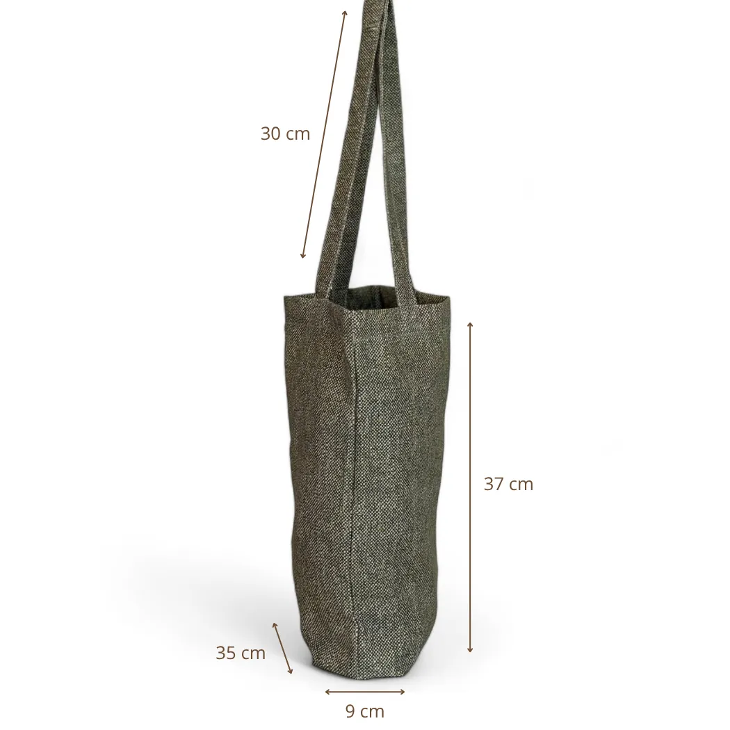 De La Mur Punti totebag liten kakifarget