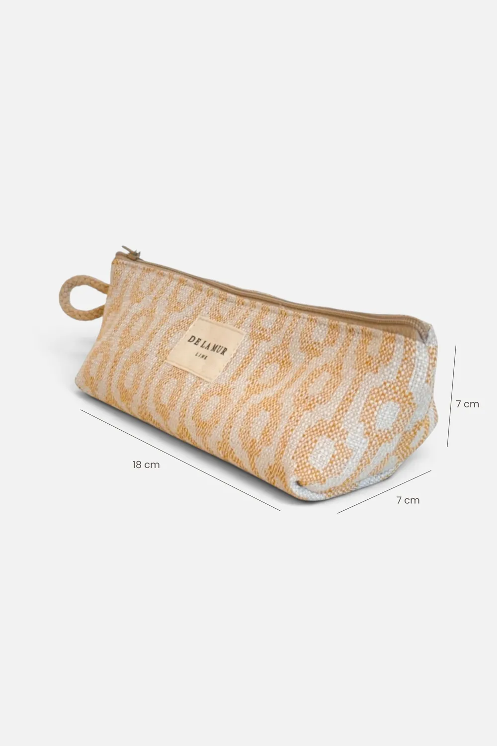 De La Mur Chipre pennal 18 cm beige jacquard