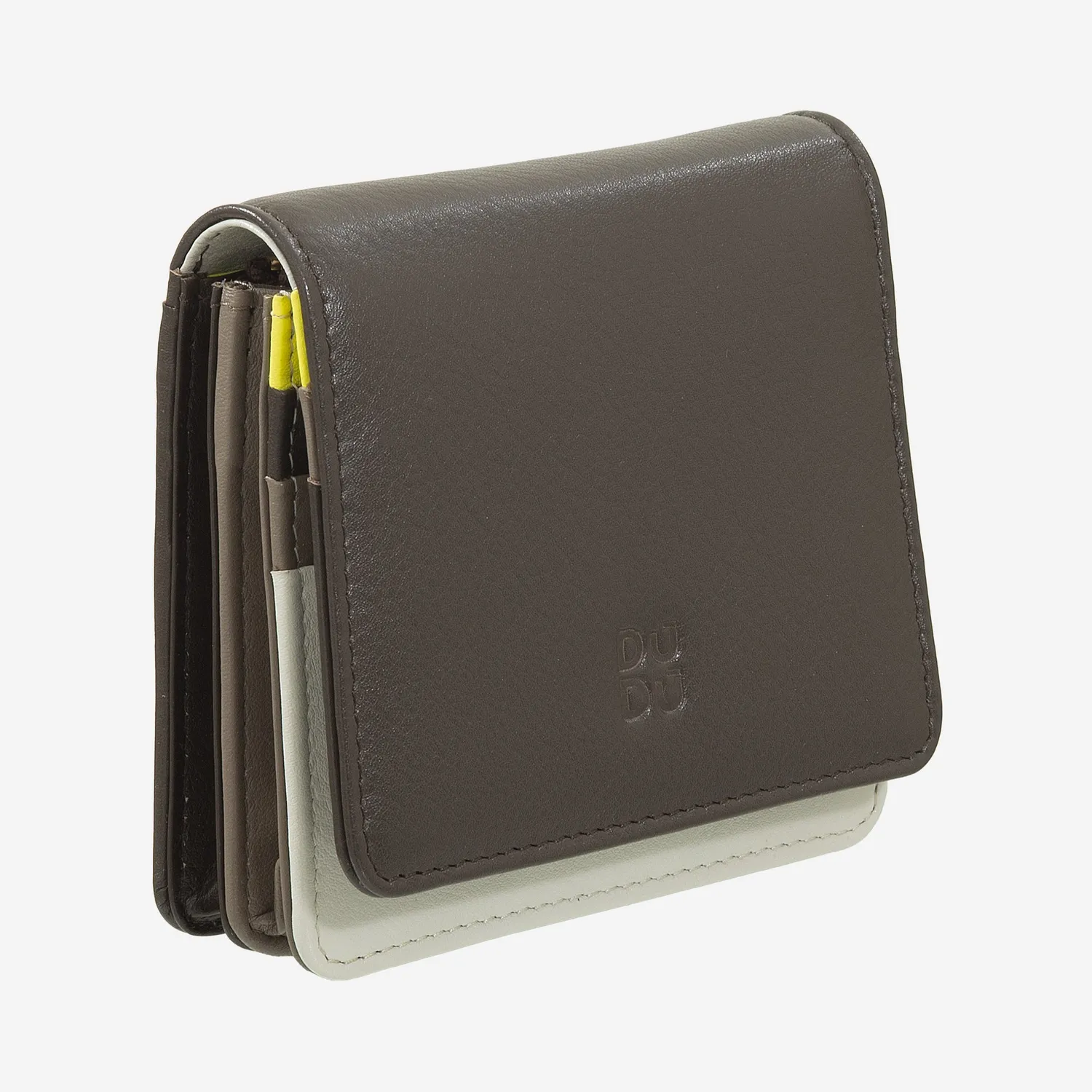 DuDubags Flores lommebok sitrusgul – smal skinn