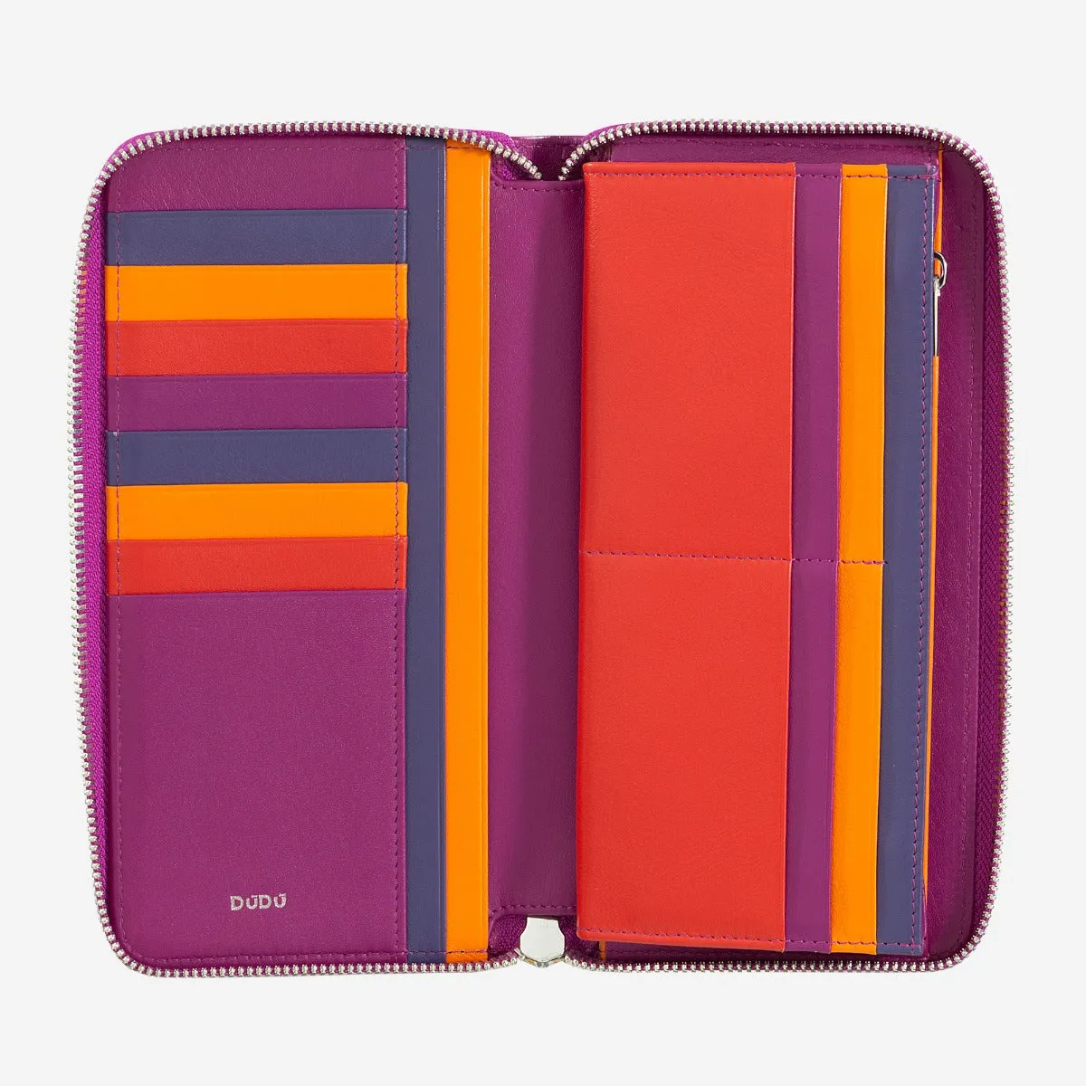 DuDubags Ustica lommebok Fuchsia RFID