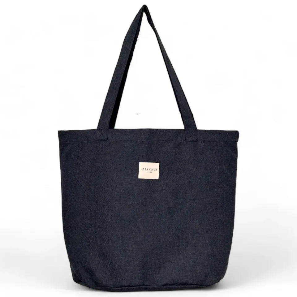 De La Mur Vana Grande shopper marineblå stor