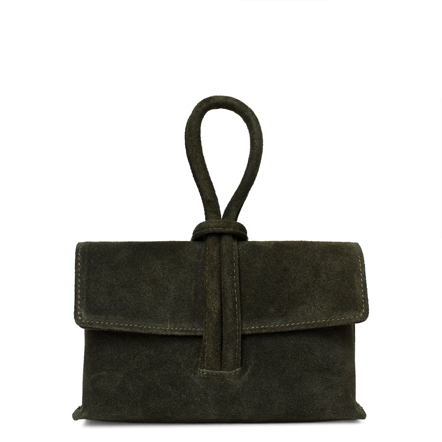 Latalia Barletta clutch veske khaki semsket