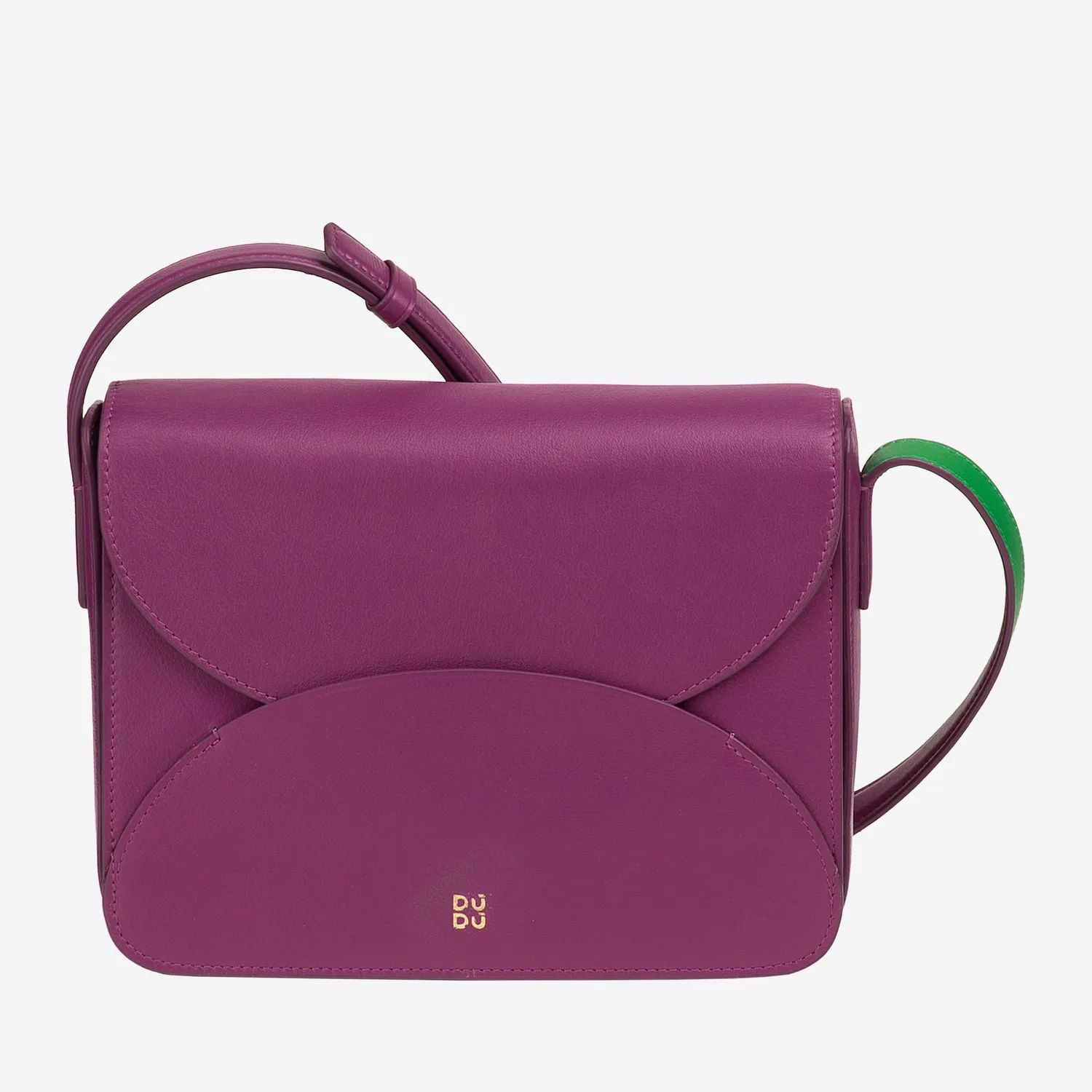 DuDubags Cefalonia skulderveske arancio pumpkin skinn