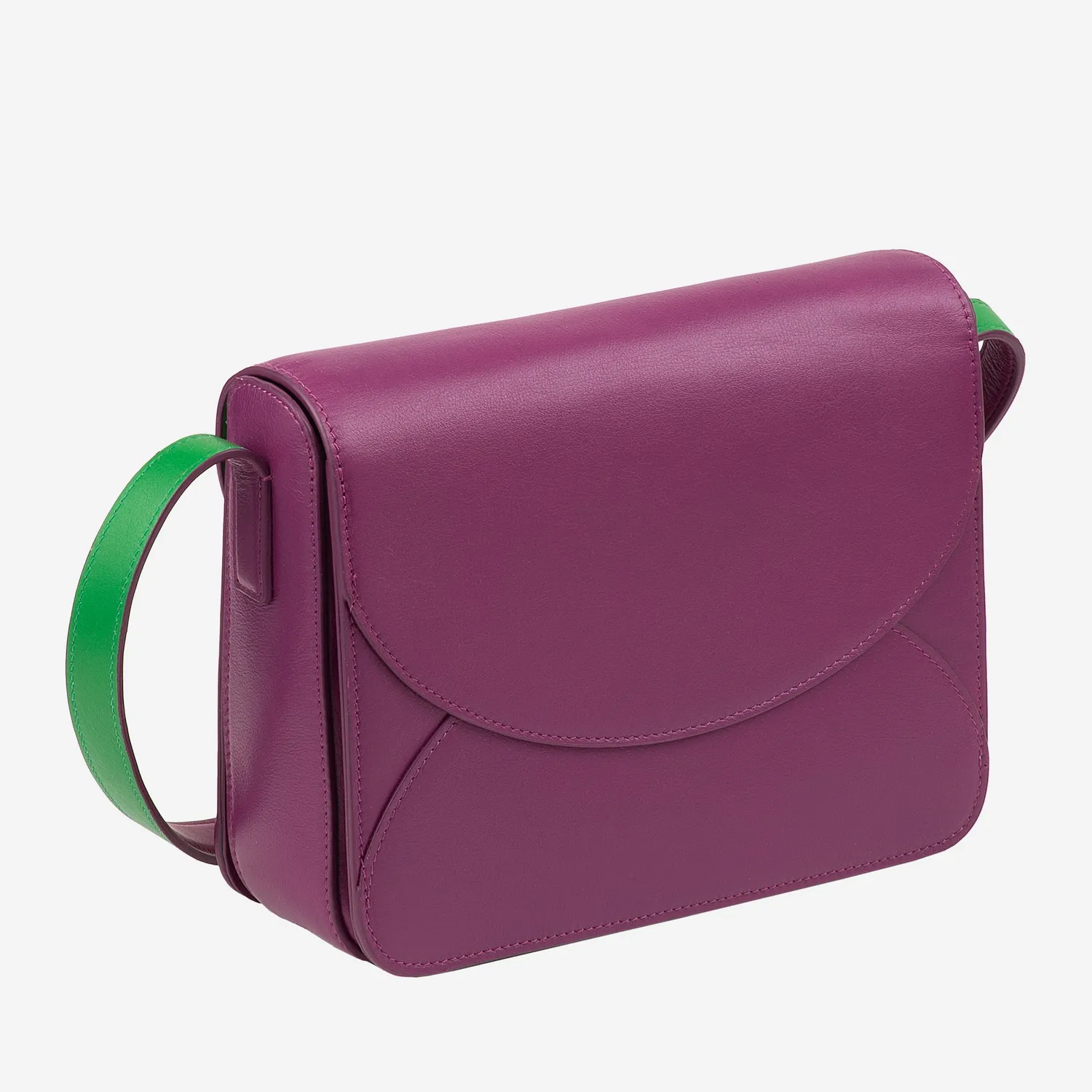 DuDubags Cefalonia skulderveske arancio pumpkin skinn
