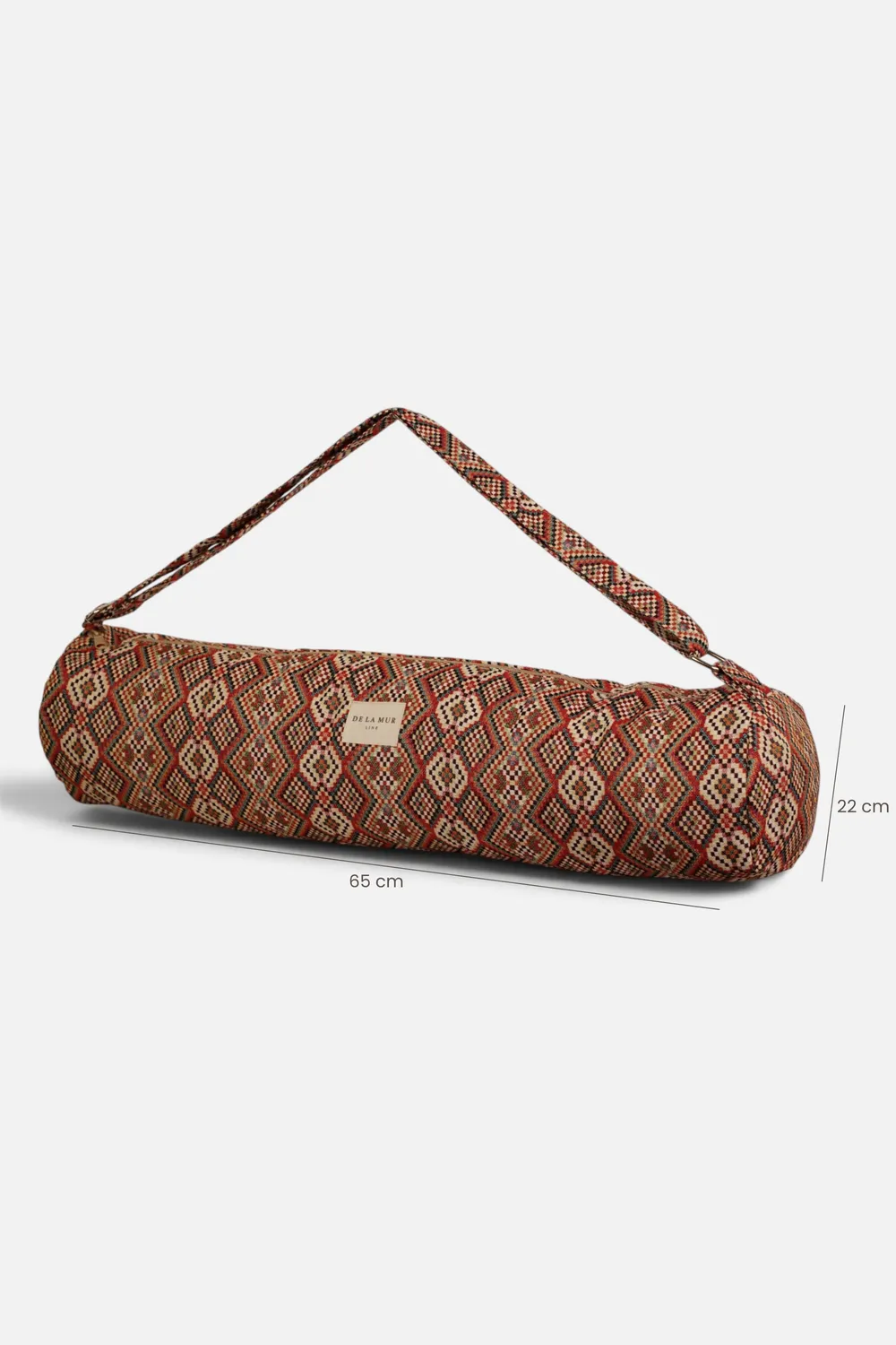 De La Mur Otto yogabag 65x22 cm geometrisk flerfarget