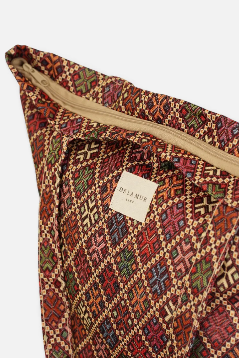 De La Mur Chic shopper med glidelås flerfarget 51 cm