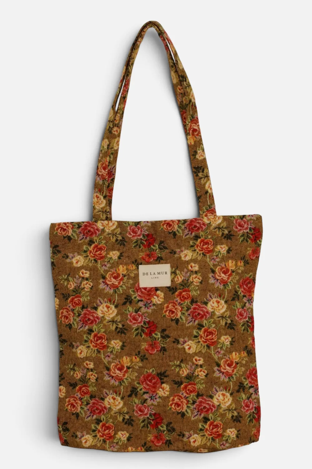 De La Mur Esme totebag 35x36x9 sennep blomster