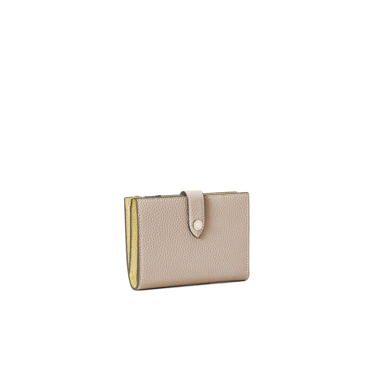 Bonaventura Multi Medium lommebok krympet skinn bordeaux etoupe