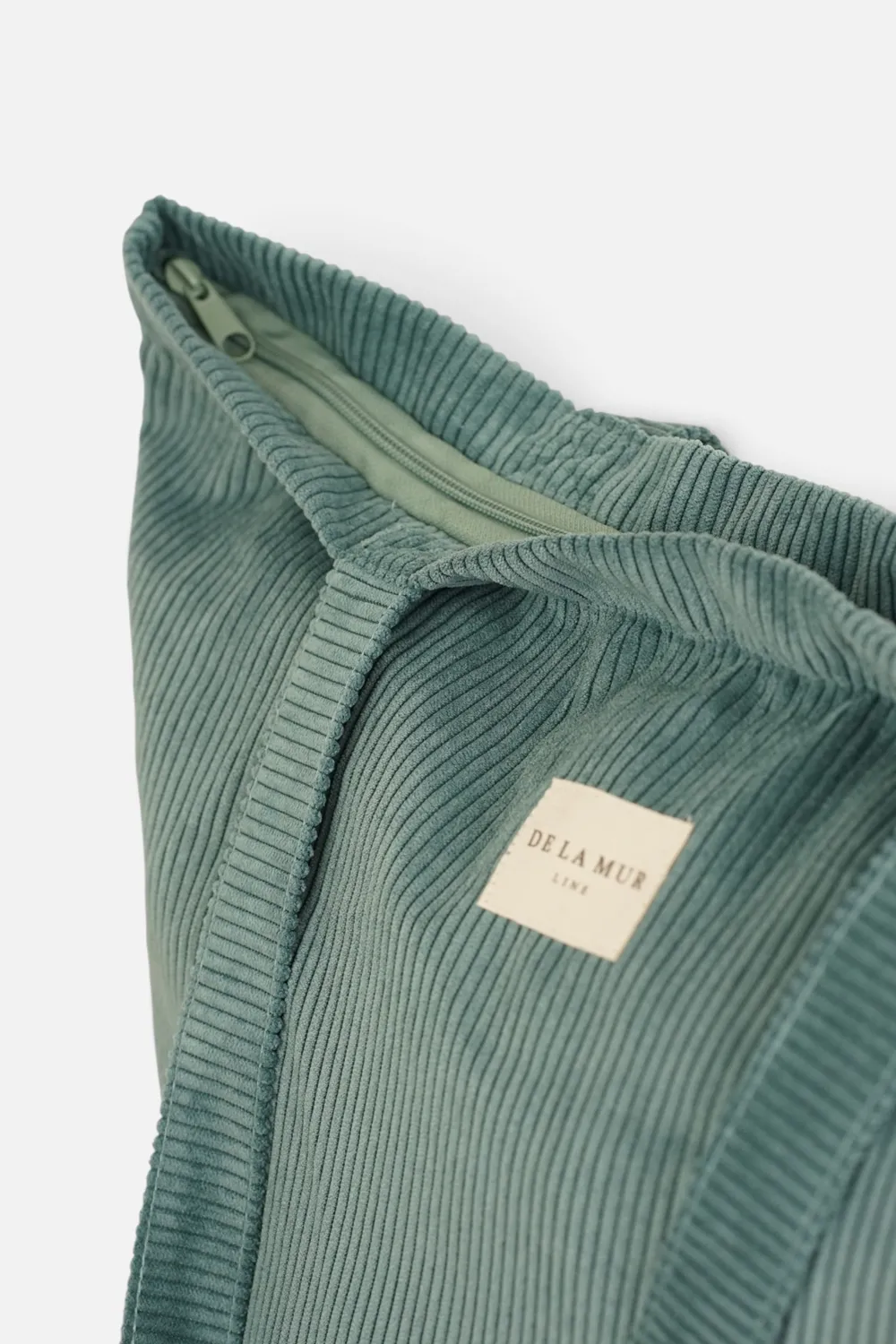 De La Mur Jade shopper blå kordfløyel 51 cm