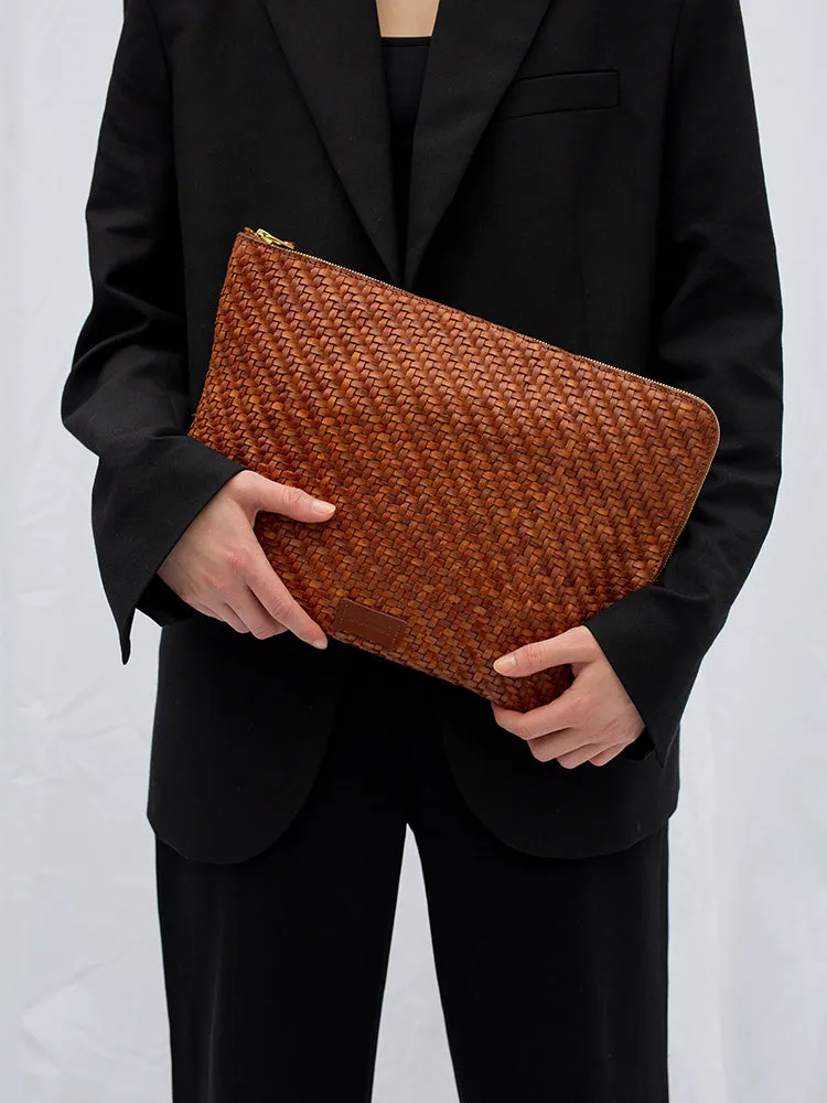 Cala Jade Batu L clutch Falu Red flettet 14" PC