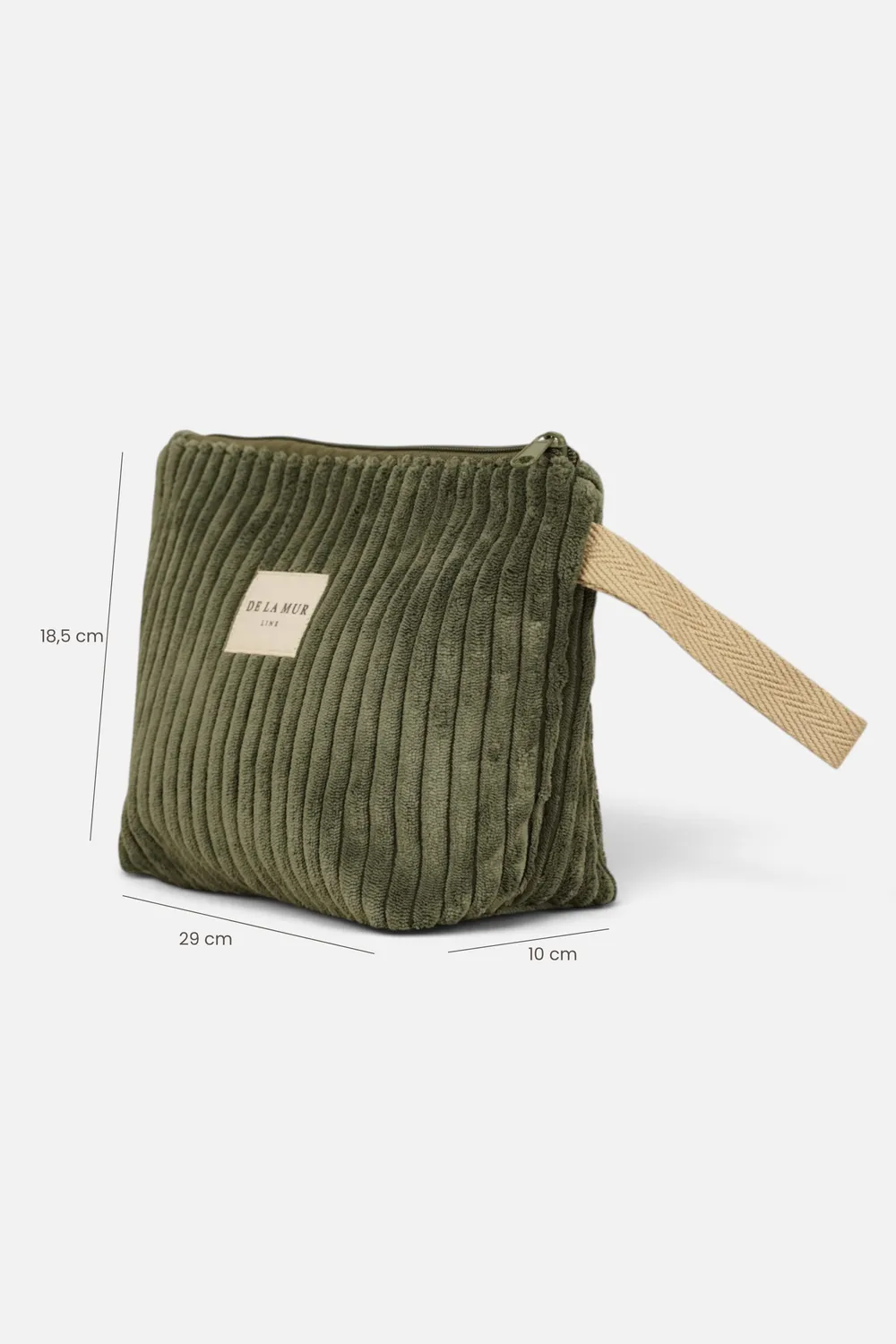 De La Mur Musgo toalettmappe stor 29 cm grønn