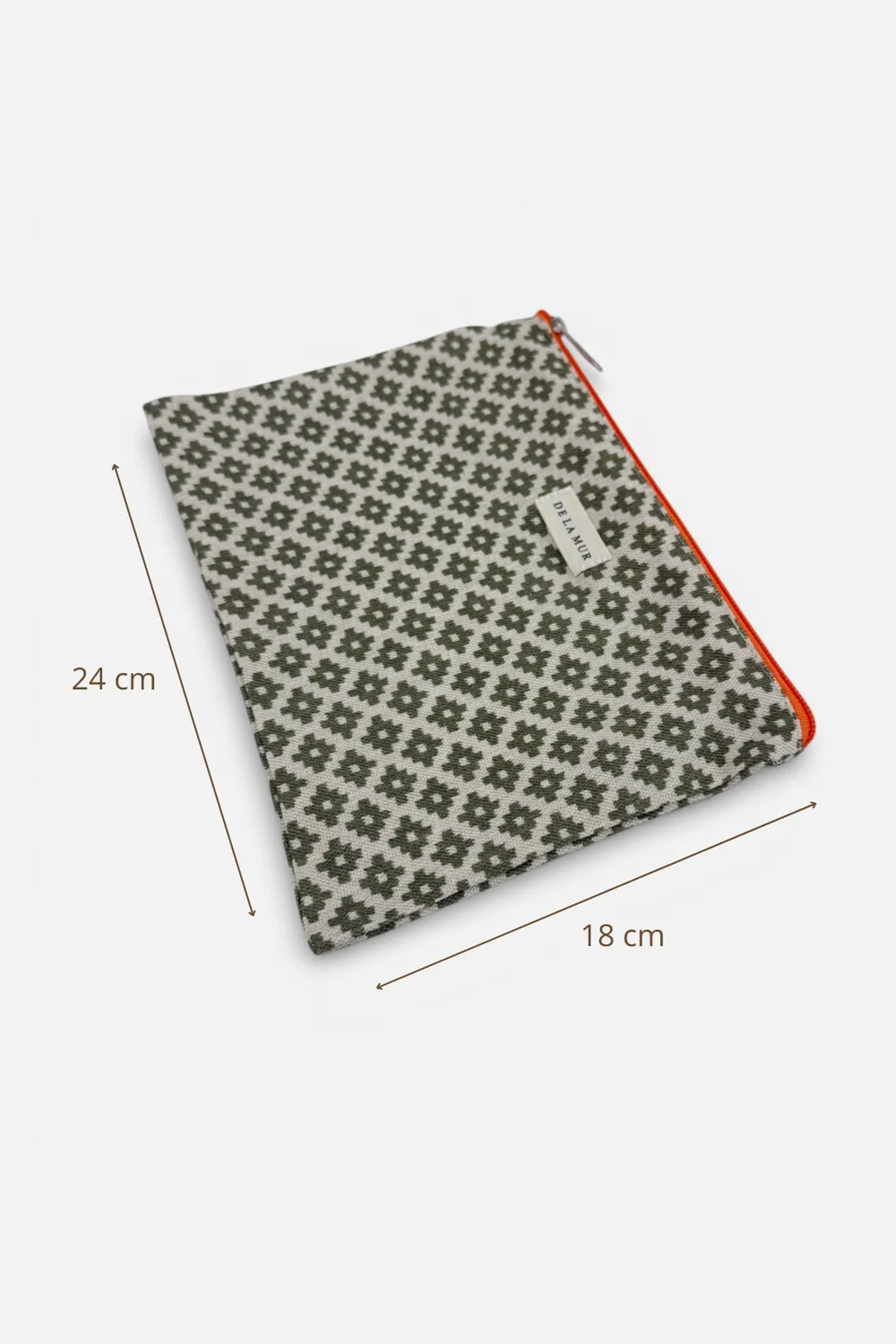 De La Mur Oli toalettmappe 24x18 cm grønn